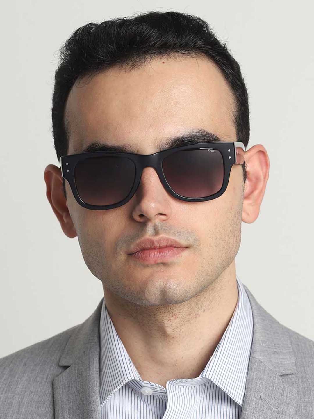 IDEE Men Square Sunglasses with UV Protected Lens IDS3073C1SG-picture-18