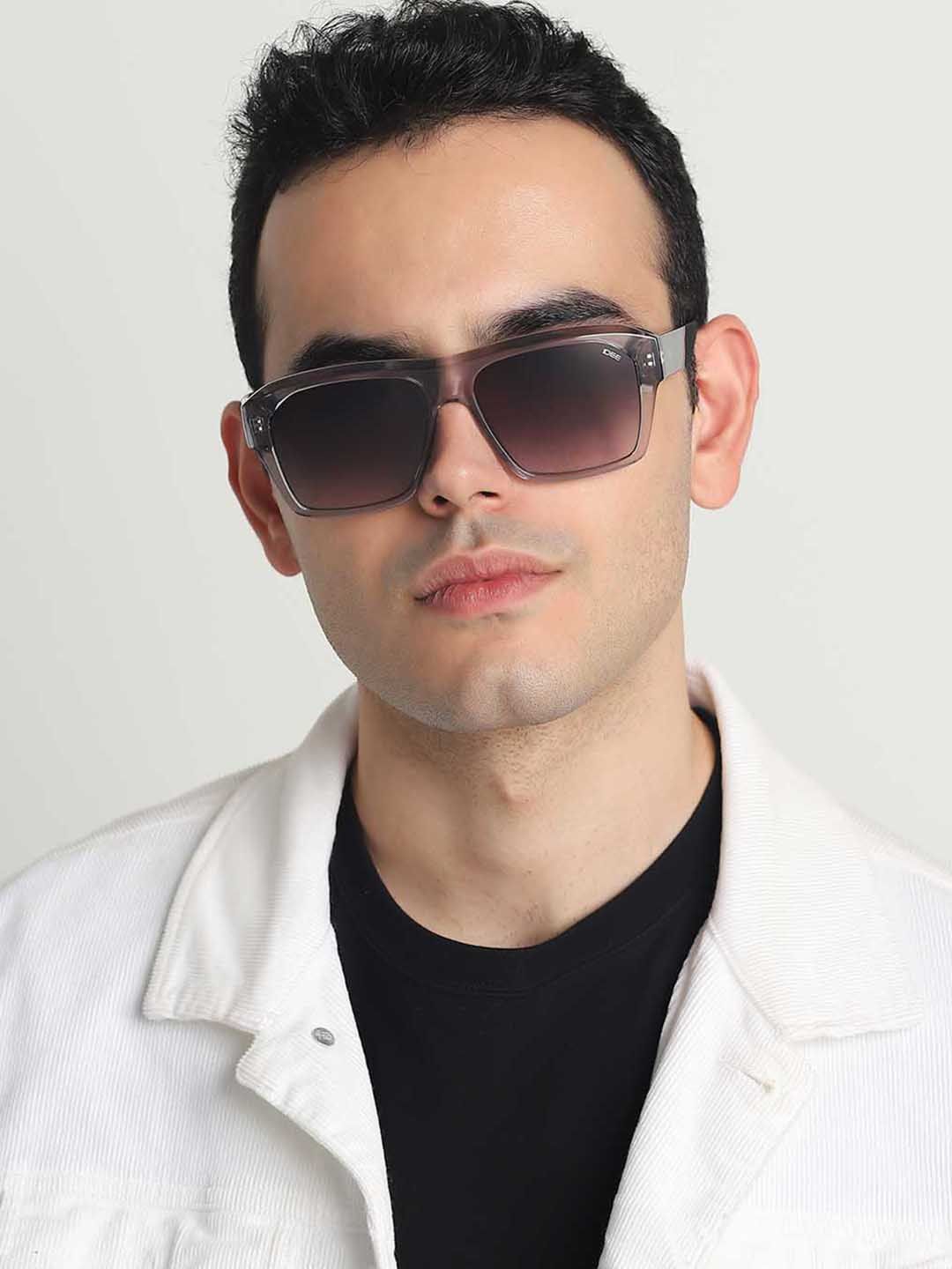 IDEE Men Square Sunglasses with UV Protected Lens IDS3106C4SG-picture-14