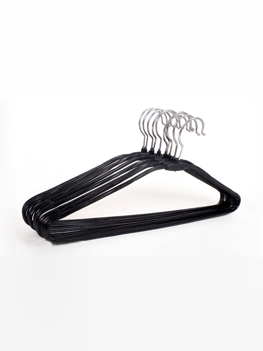 SINAL Black 10 Pieces  Steel Clothes Hanger