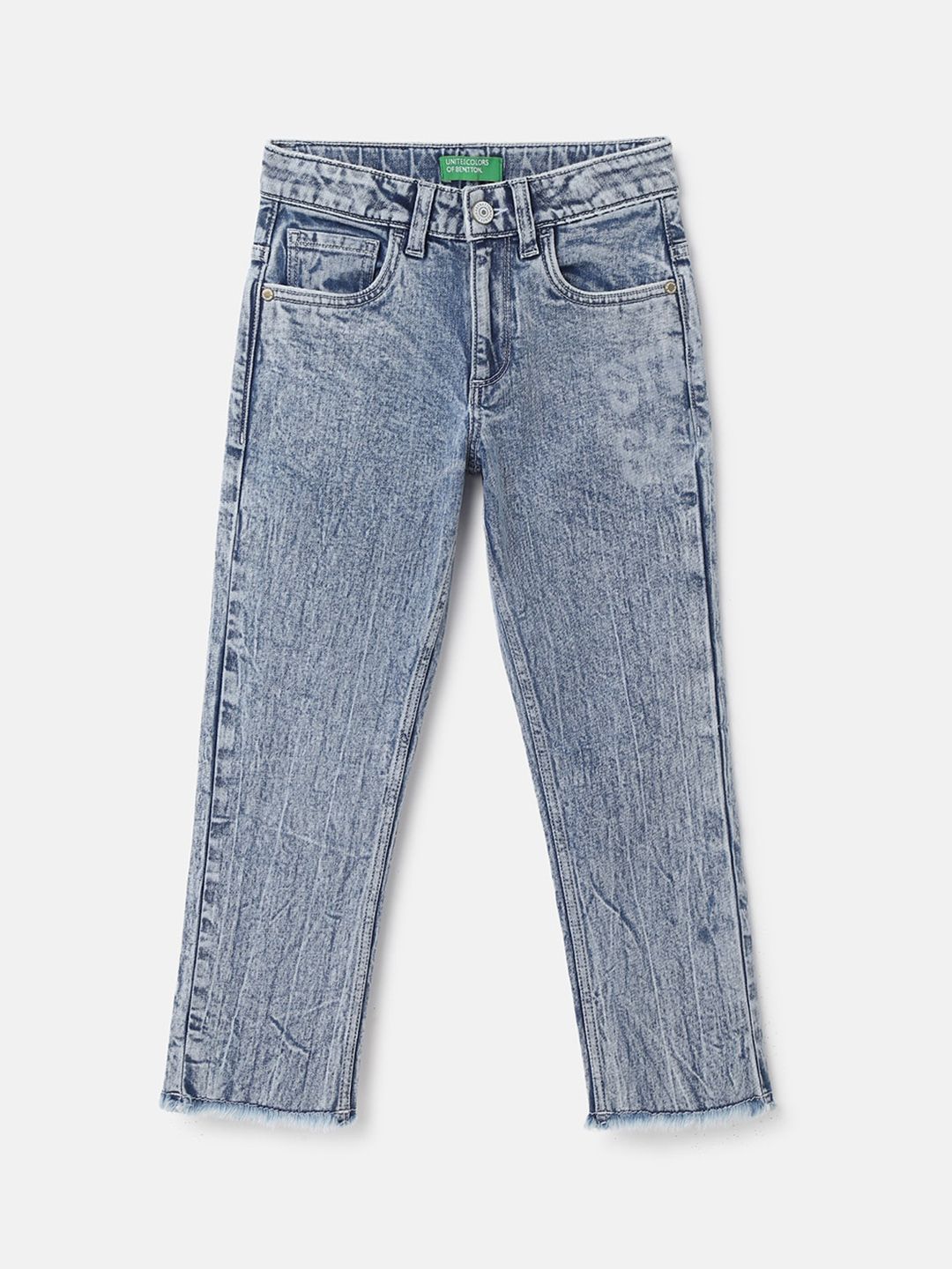 United Colors of Benetton Boys Straight Fit Heavy Fade Jeans-picture-42