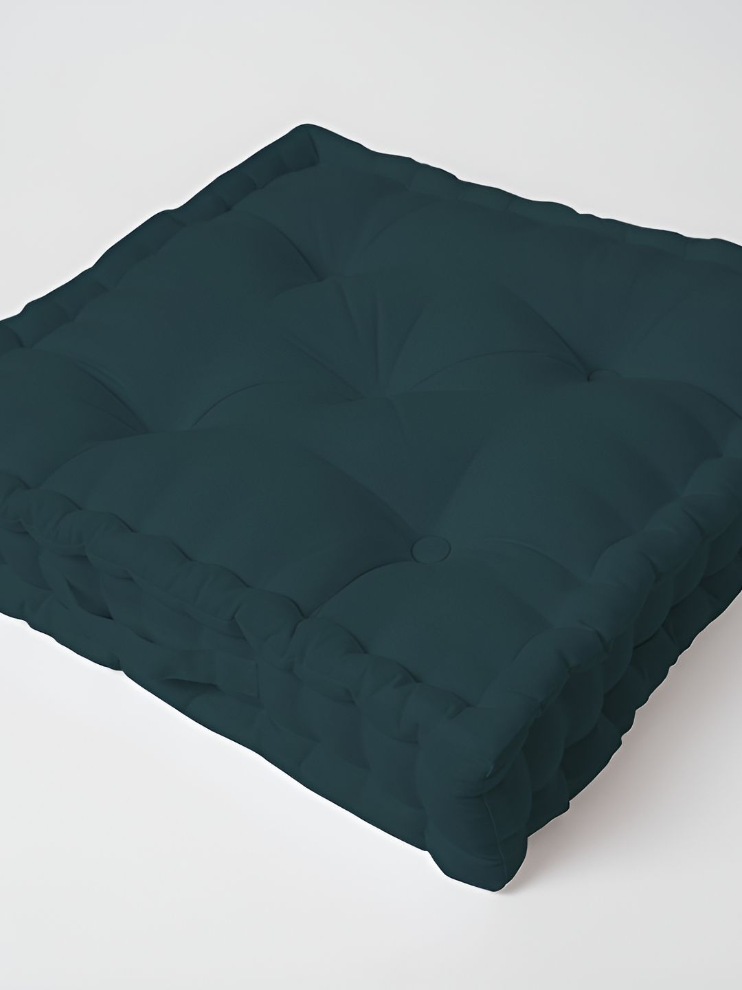 SKANDA FAB Green Pure Cotton Square-Shaped Floor Cushion-picture-54
