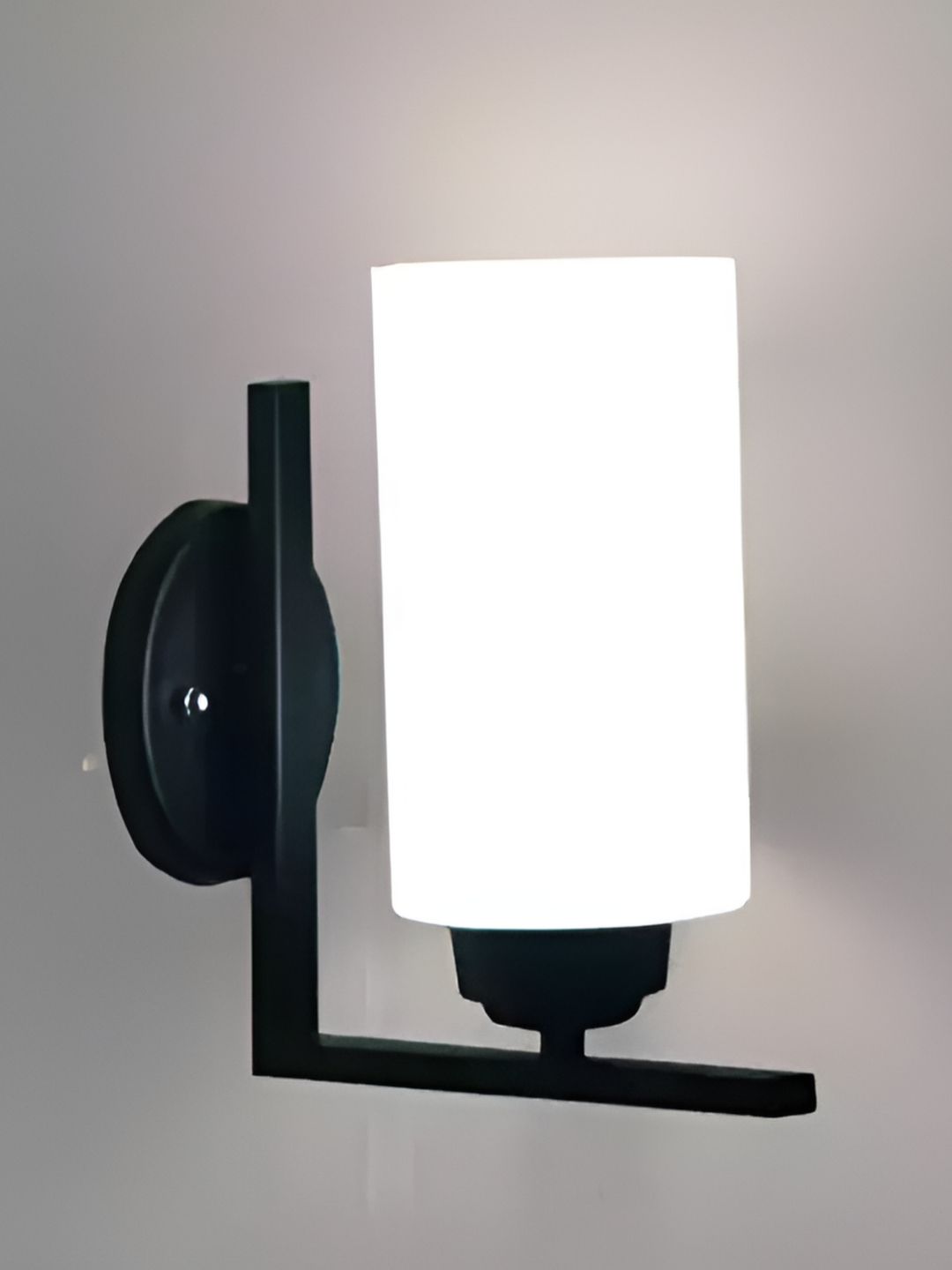 Whiteray Black & White Metal Quirky Cylinder Shaped Wall Lamp-picture-47