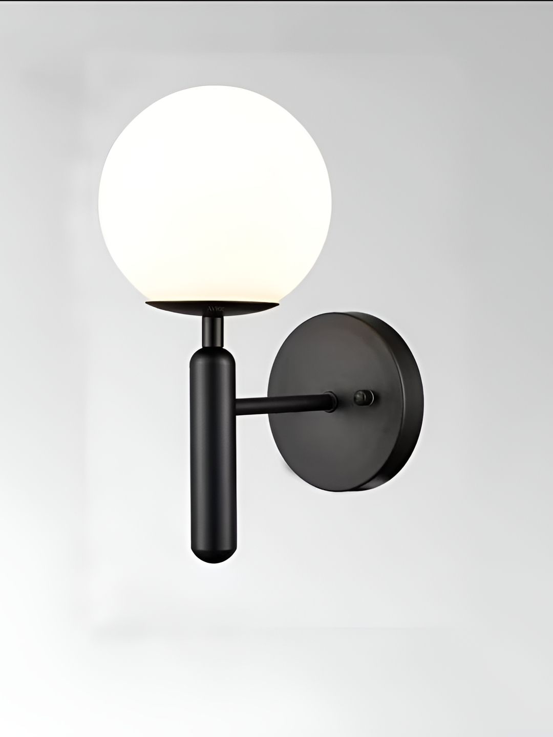 Whiteray Black & White Metal Contemporary Spherical Shaped Wall Lamp-picture-41