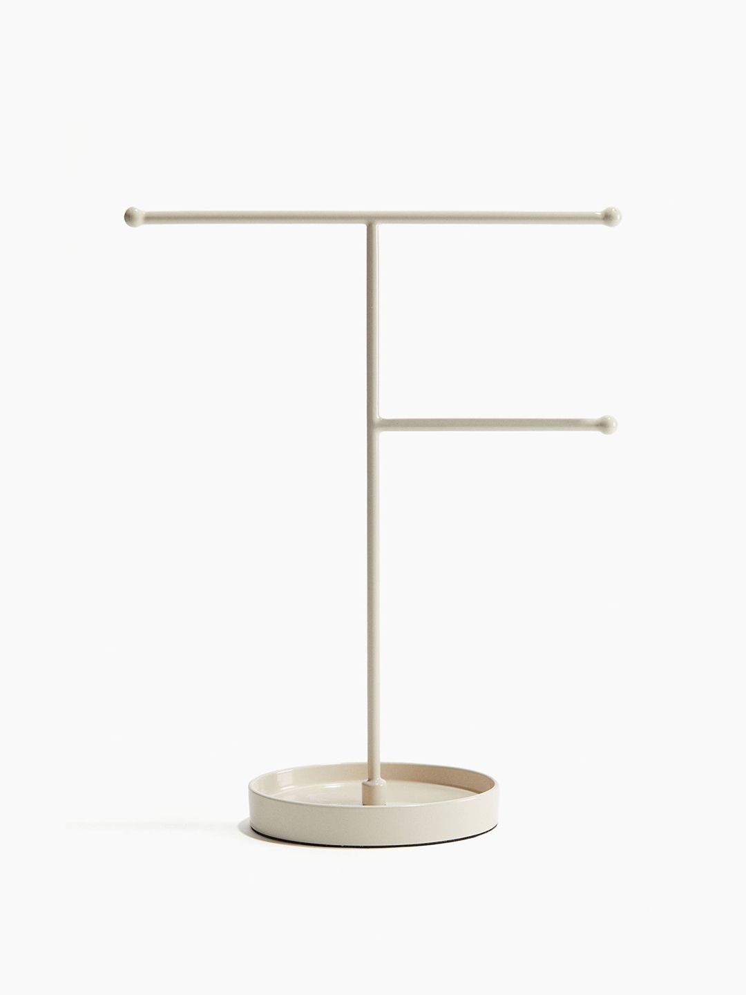 H&M Beige Metal Jewellery Stand