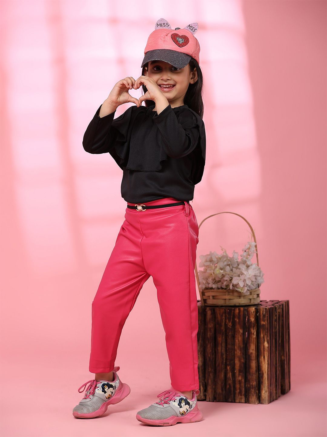 Ameeha Girls Top with Trousers-picture-1
