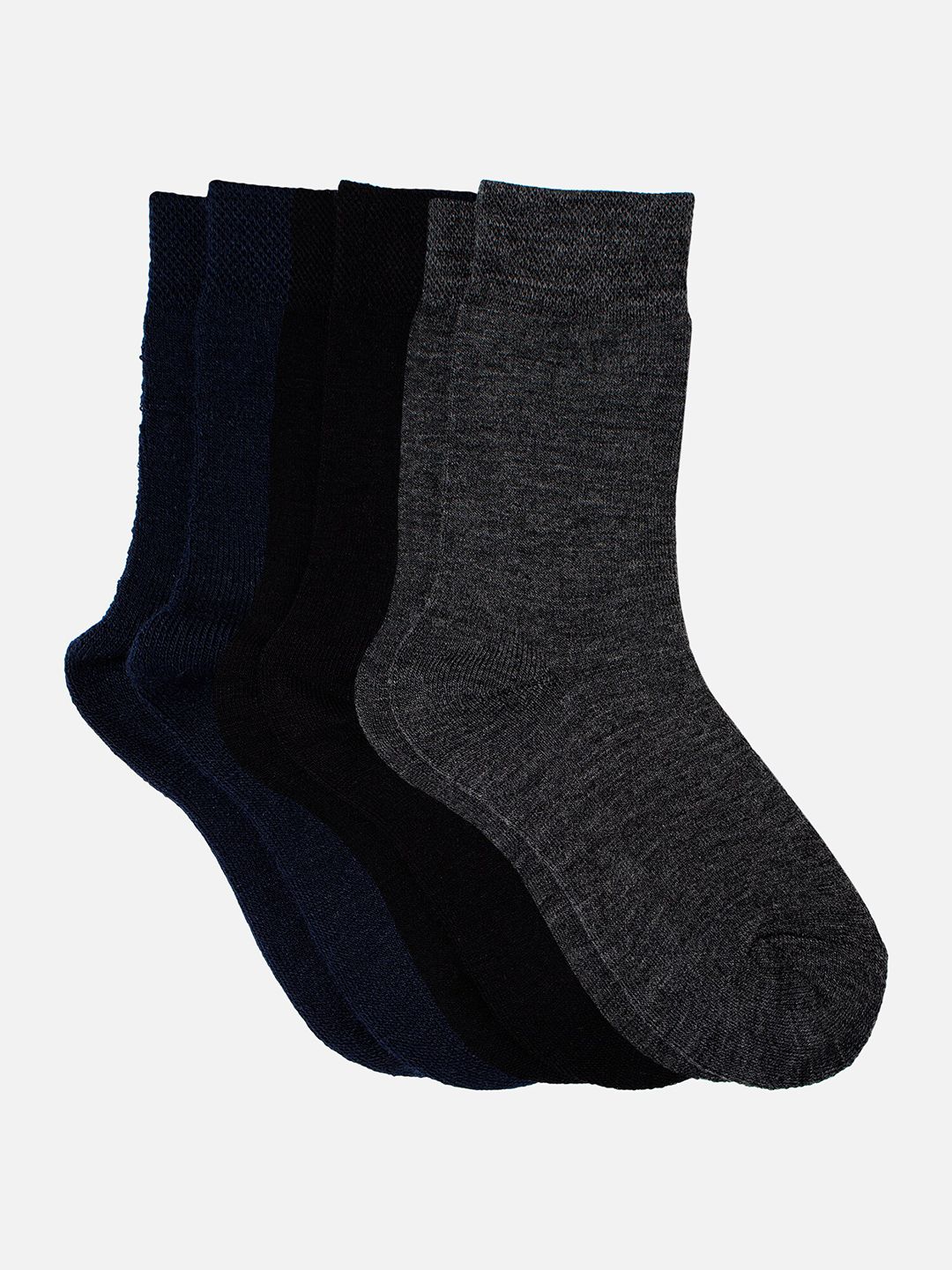 Bodycare Kids Pack Of 3 Cotton Above Ankle Length Socks-picture-28
