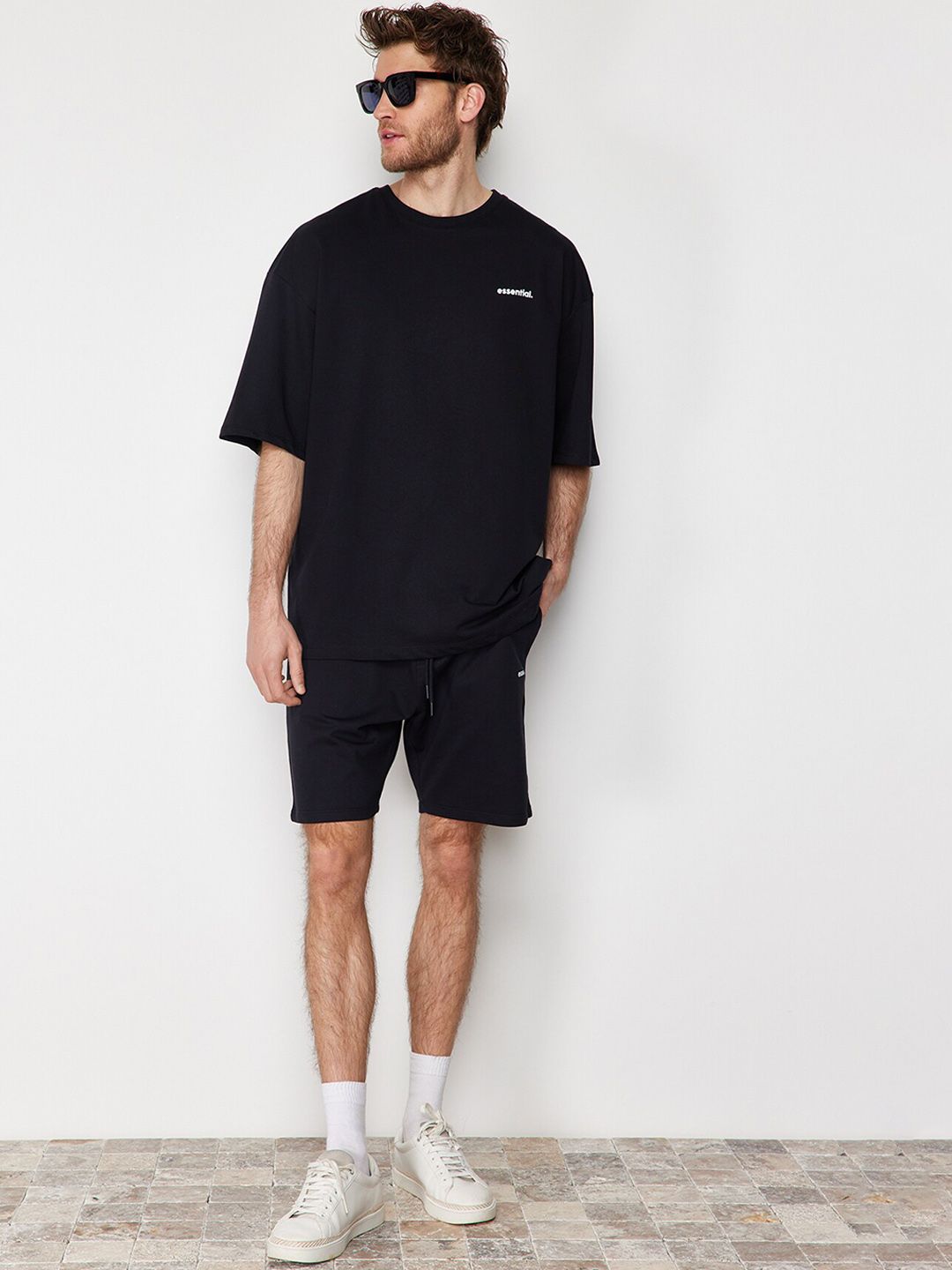 Trendyol Drop Shoulder Sleeves Pure Cotton Tracksuits-picture-25