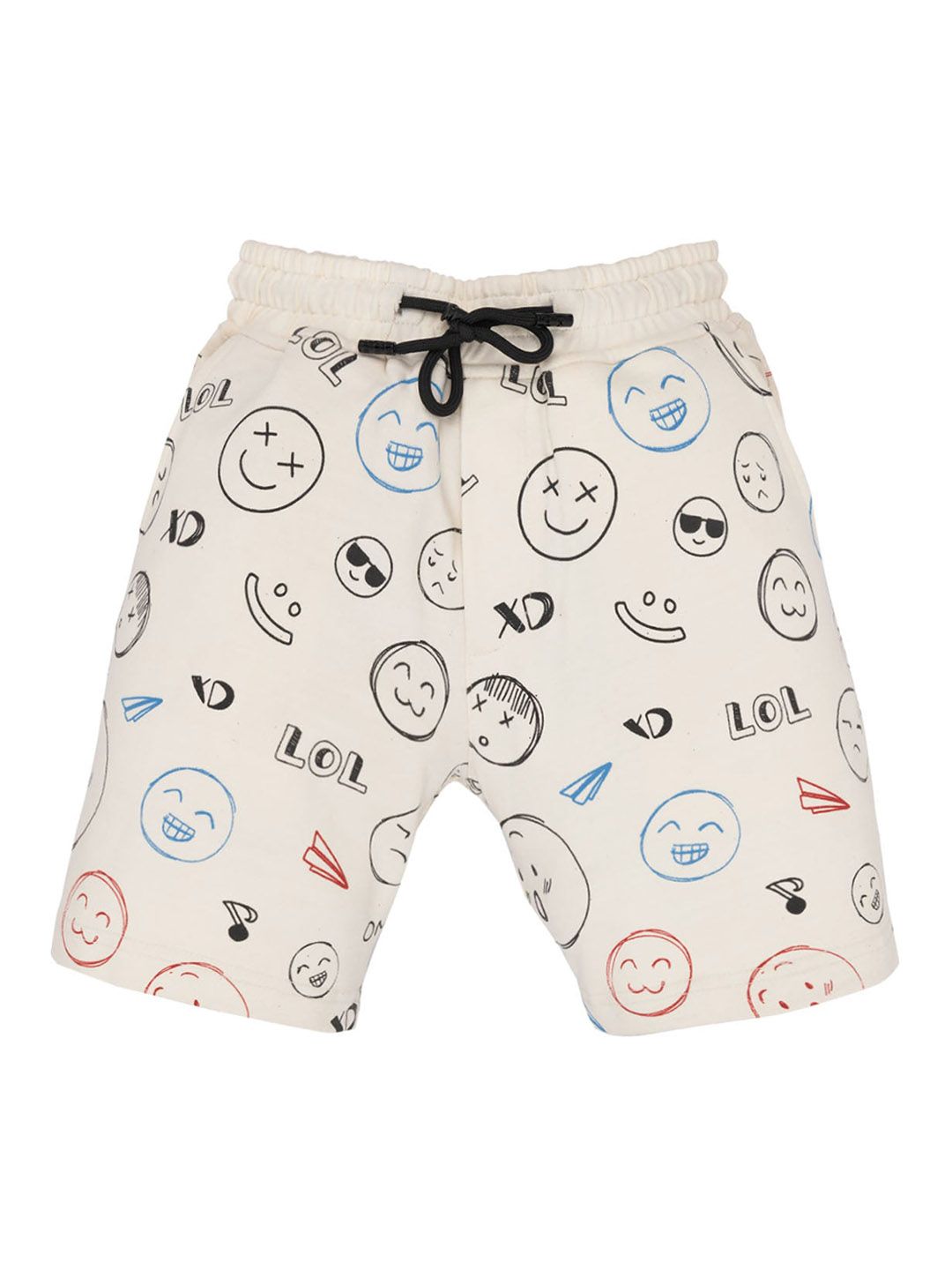 Status Quo Boys Printed Mid-Rise Cotton Regular Fit Shorts-picture-33