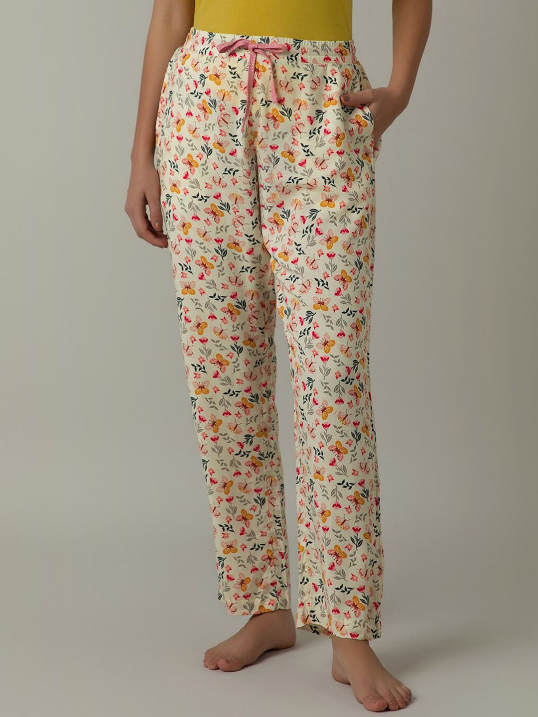 Amante Printed Mid Rise Ankle Length Lounge Pants-picture-12
