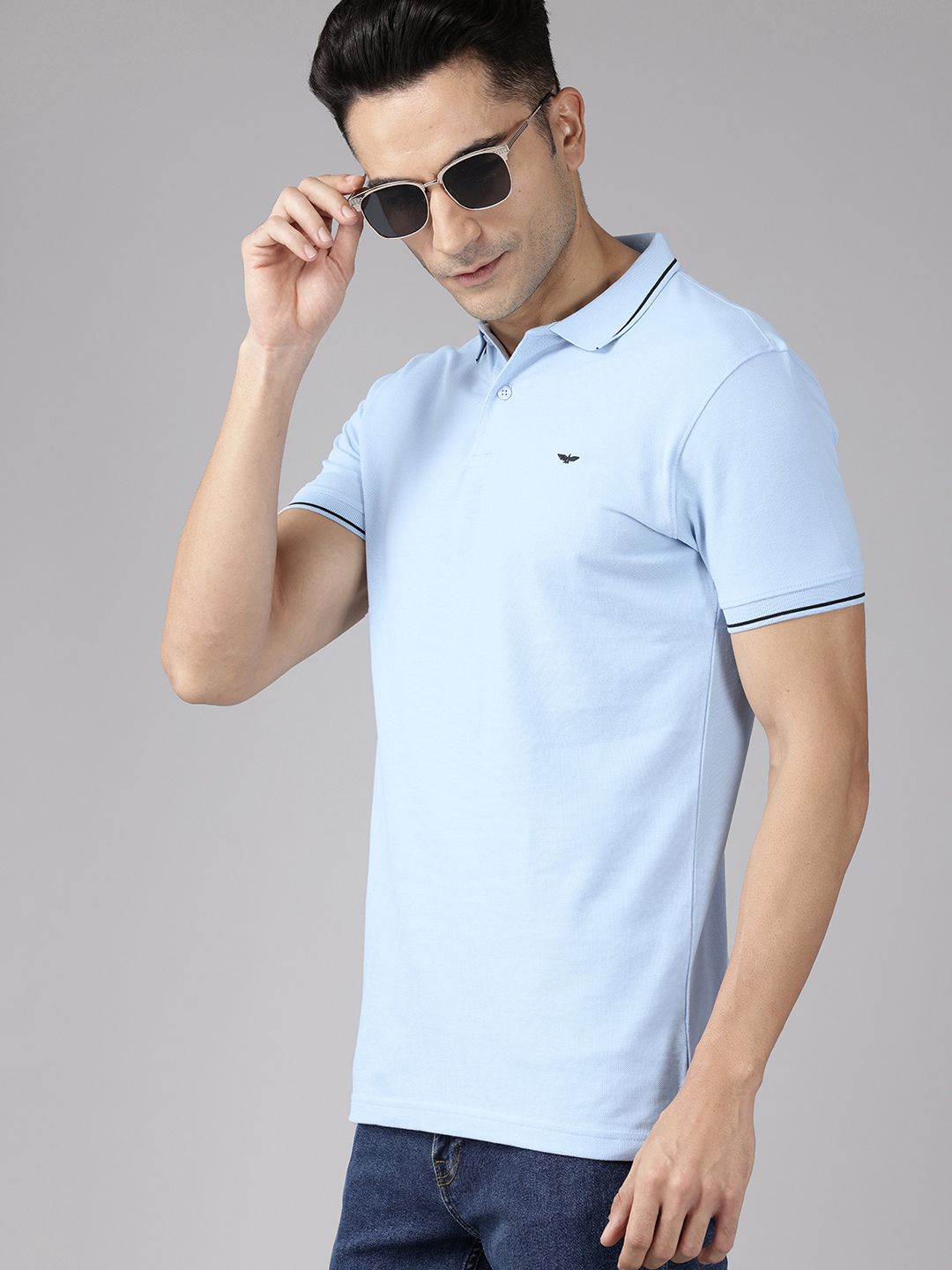Park Avenue Polo Collar Slim Fit T-shirt-picture-15
