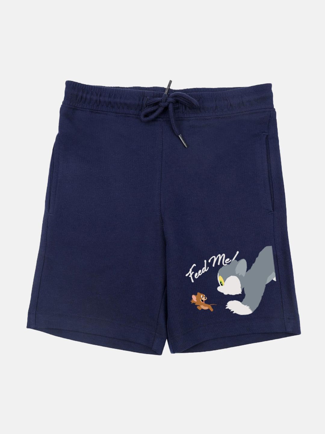 YK Warner Bros Boys Tom & Jerry Printed Mid-Rise Shorts-picture-15