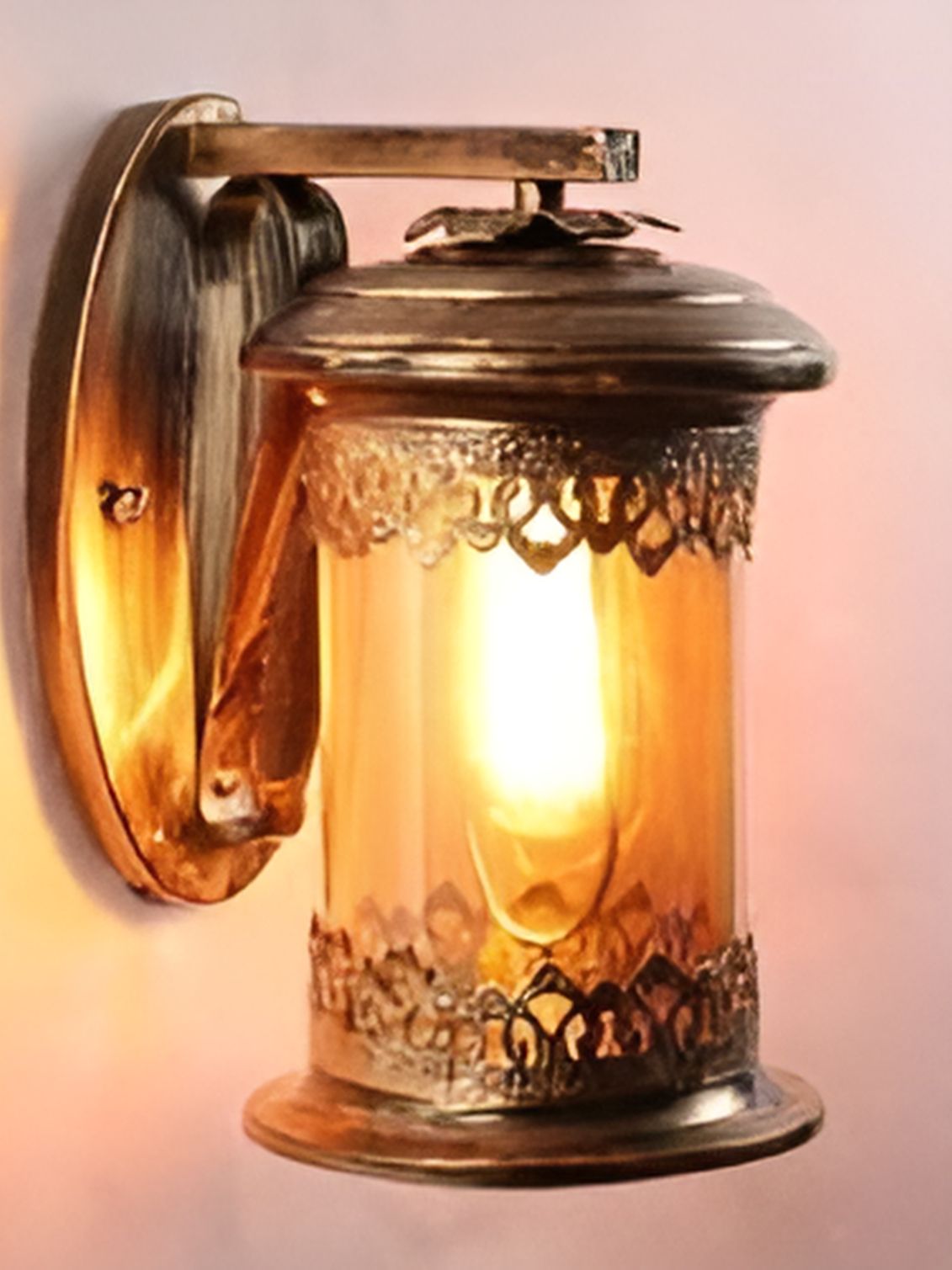 DENICRAAS Gold-Toned & Bronze-Toned 2 Pcs Metal Contemporary Wall Lamps-picture-12