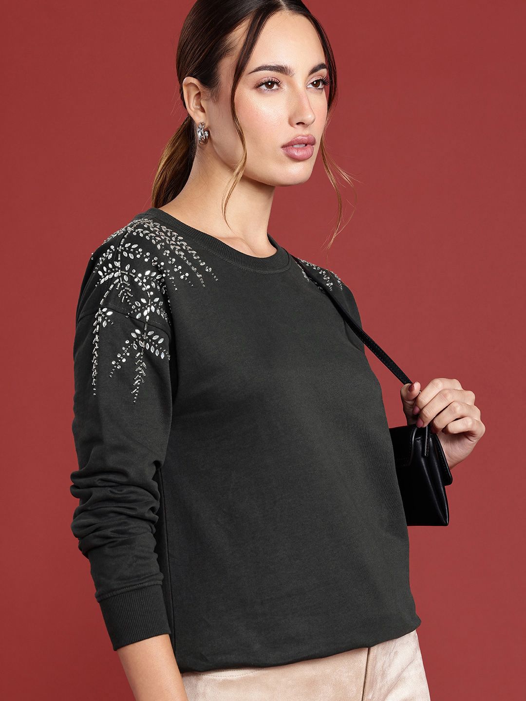all about you Long Sleeves Studded Embellished Sweatshirt-picture-20