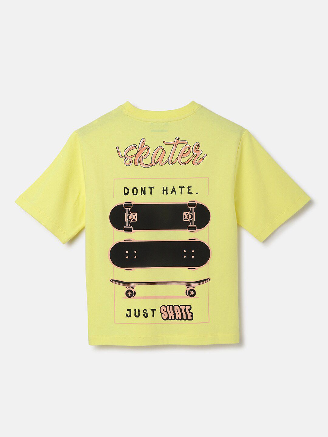 United Colors of Benetton Boys Round Neck Short Sleeves Graphic Print Cotton Boxy T-shirt-picture-38