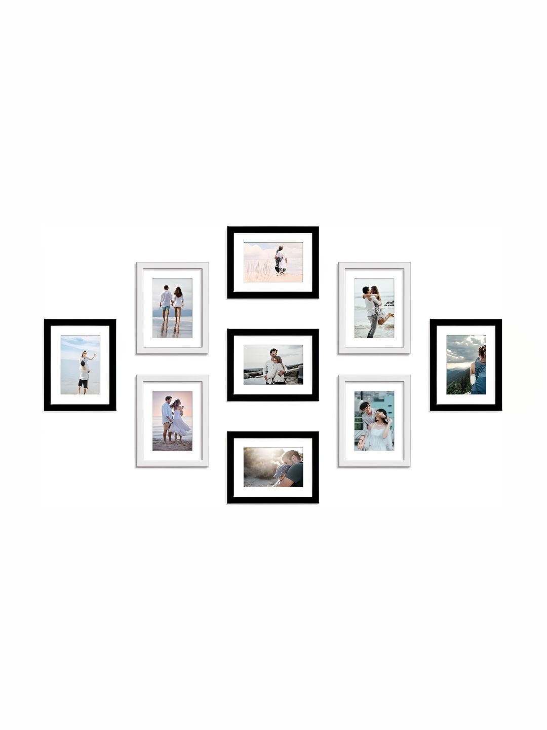 Stuthi Arts Black 8 to 12 Pieces Wood Wall Photo Frames-picture-22