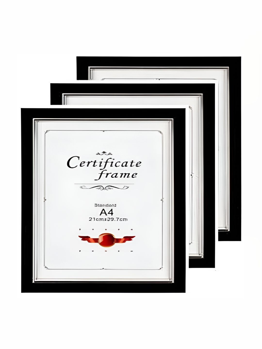 Stuthi Arts Black & White 3 Pieces Wooden Wall Photo Frames-picture-18