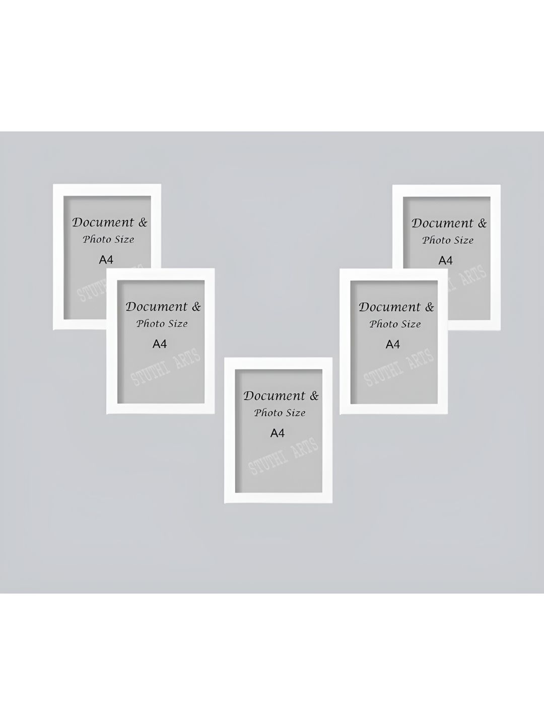 Stuthi Arts White 5 to 7 Pieces Wood Wall Photo Frames-picture-10
