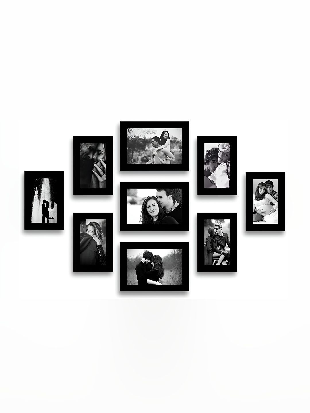 Stuthi Arts Black 8 to 12 Pieces Wood Wall Photo Frames-picture-34