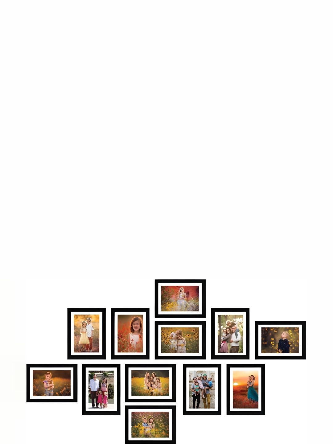 Stuthi Arts Black 8 to 12 Pieces Wood Wall Photo Frames-picture-37