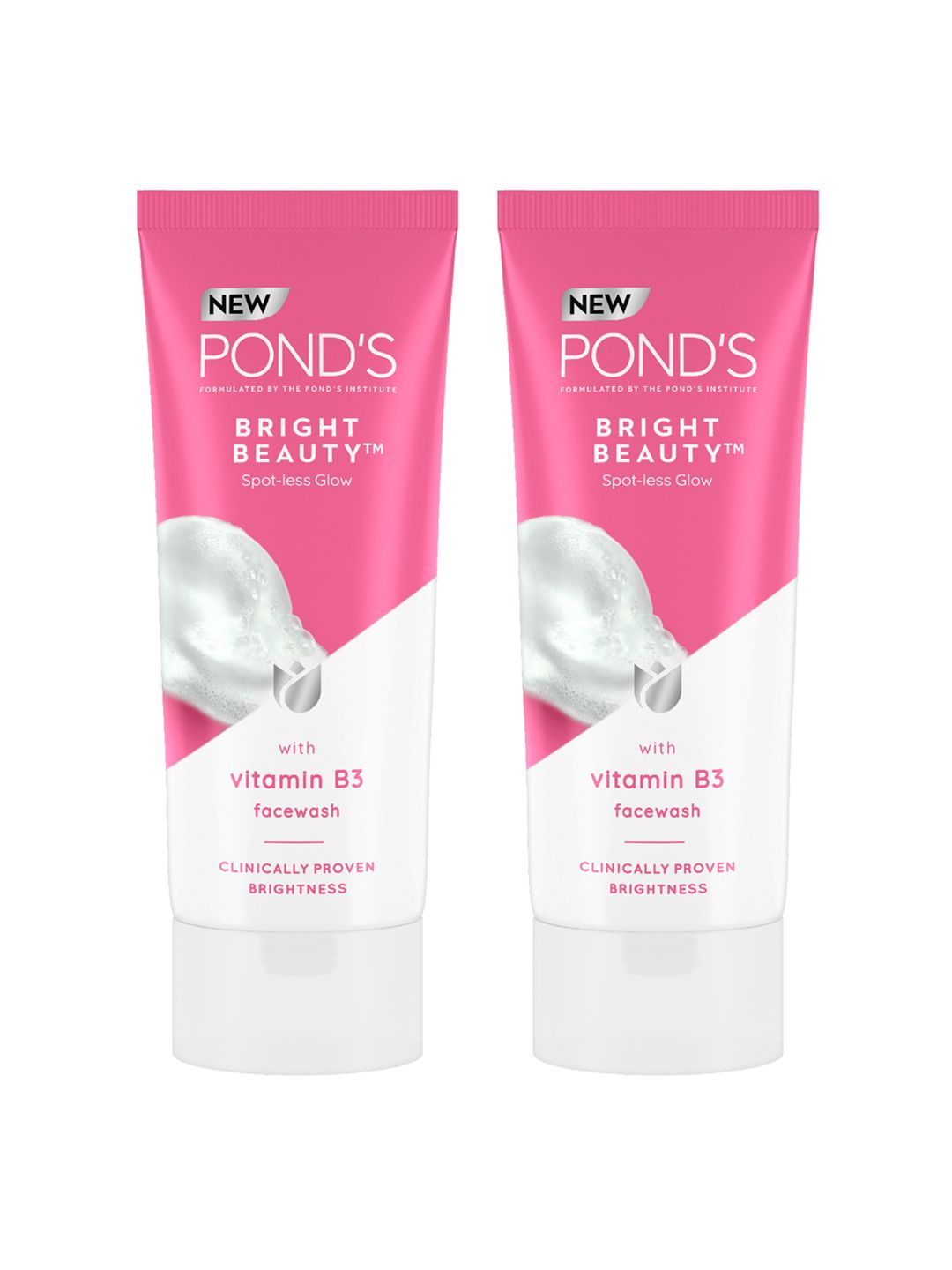 Ponds Set Of 2 Bright Beauty Spot-Less Glow Face Wash with Vitamin B3 - 200g Each-image-20