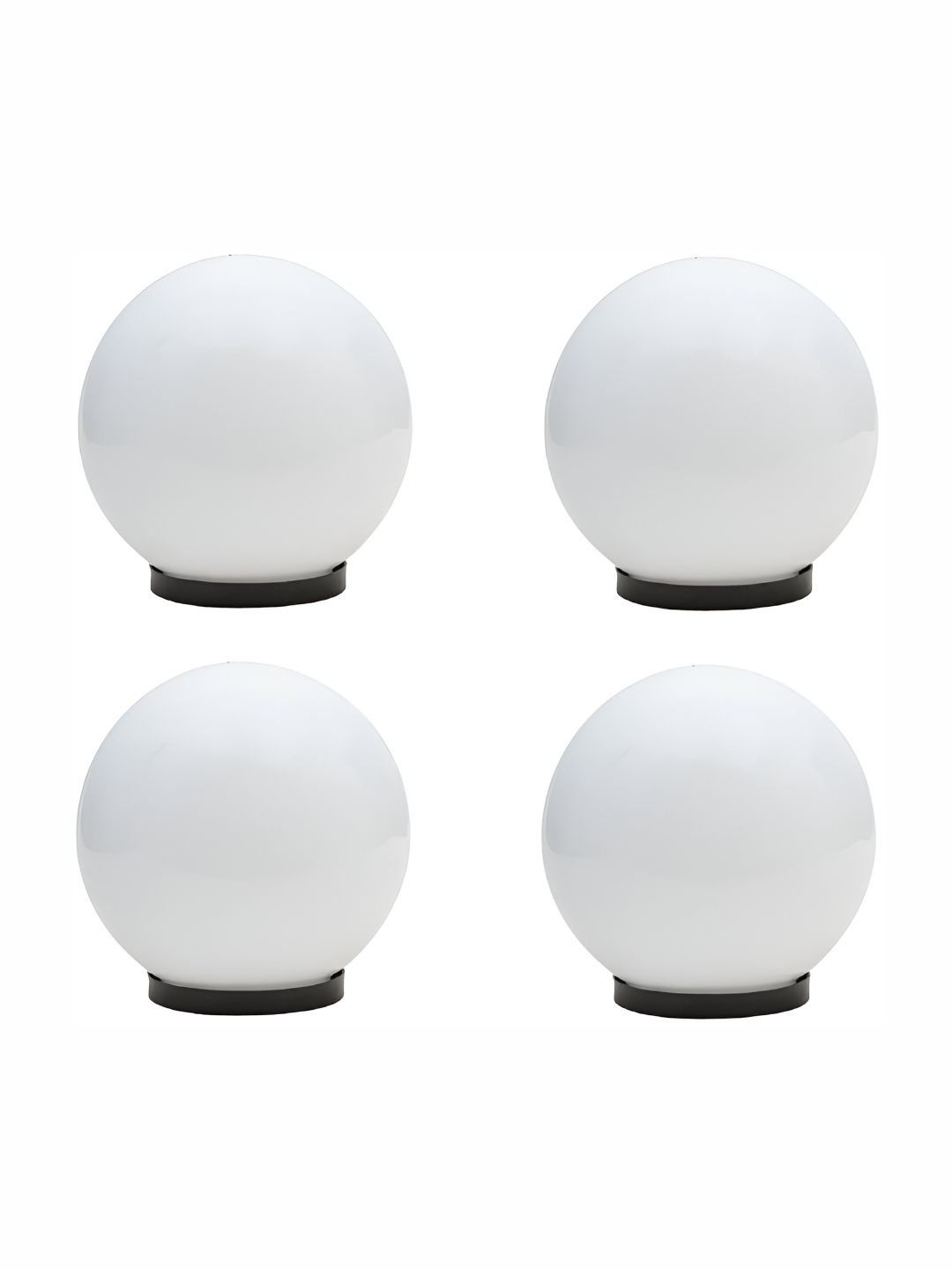 DENICRAAS White 4 Pieces Spherical Outdoor Lamps-picture-37