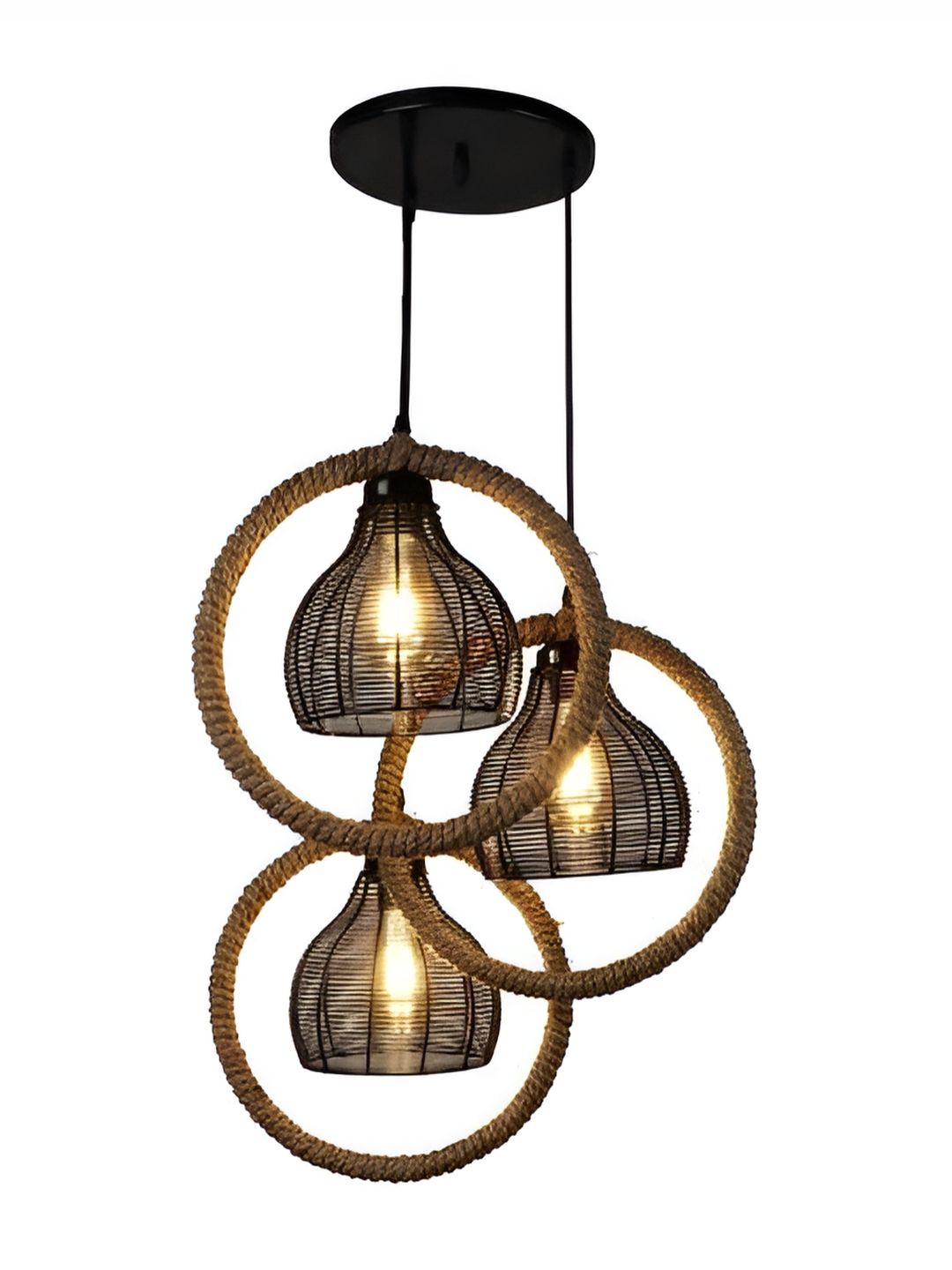 DENICRAAS Black Textured Hanging Ceiling Lamp-picture-35