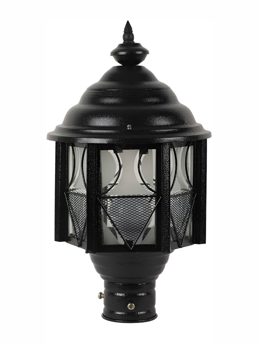 DENICRAAS Black Textured Iron Ceiling Lamp-picture-30