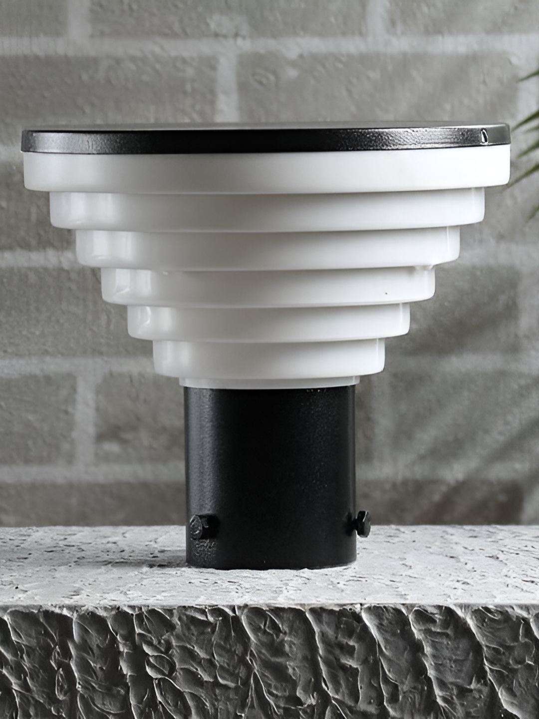DENICRAAS Black & White Metal Outdoor Lamp-picture-26