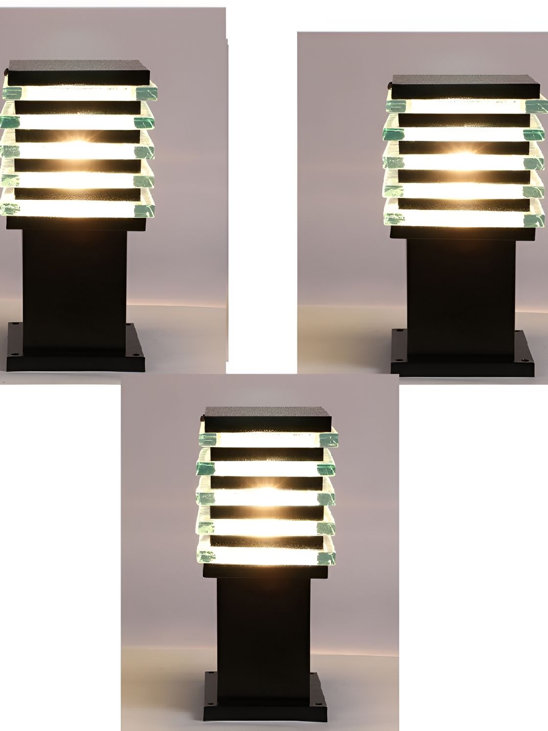 DENICRAAS Black & White Textured Contemporary Ceiling Lamp-picture-26