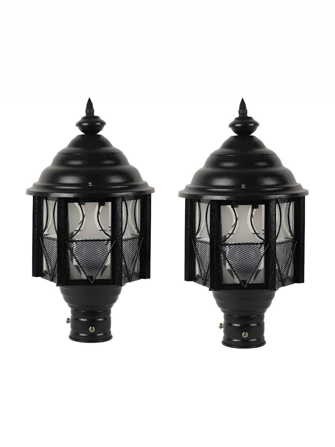 DENICRAAS Black Textured Iron Ceiling Lamp-picture-25