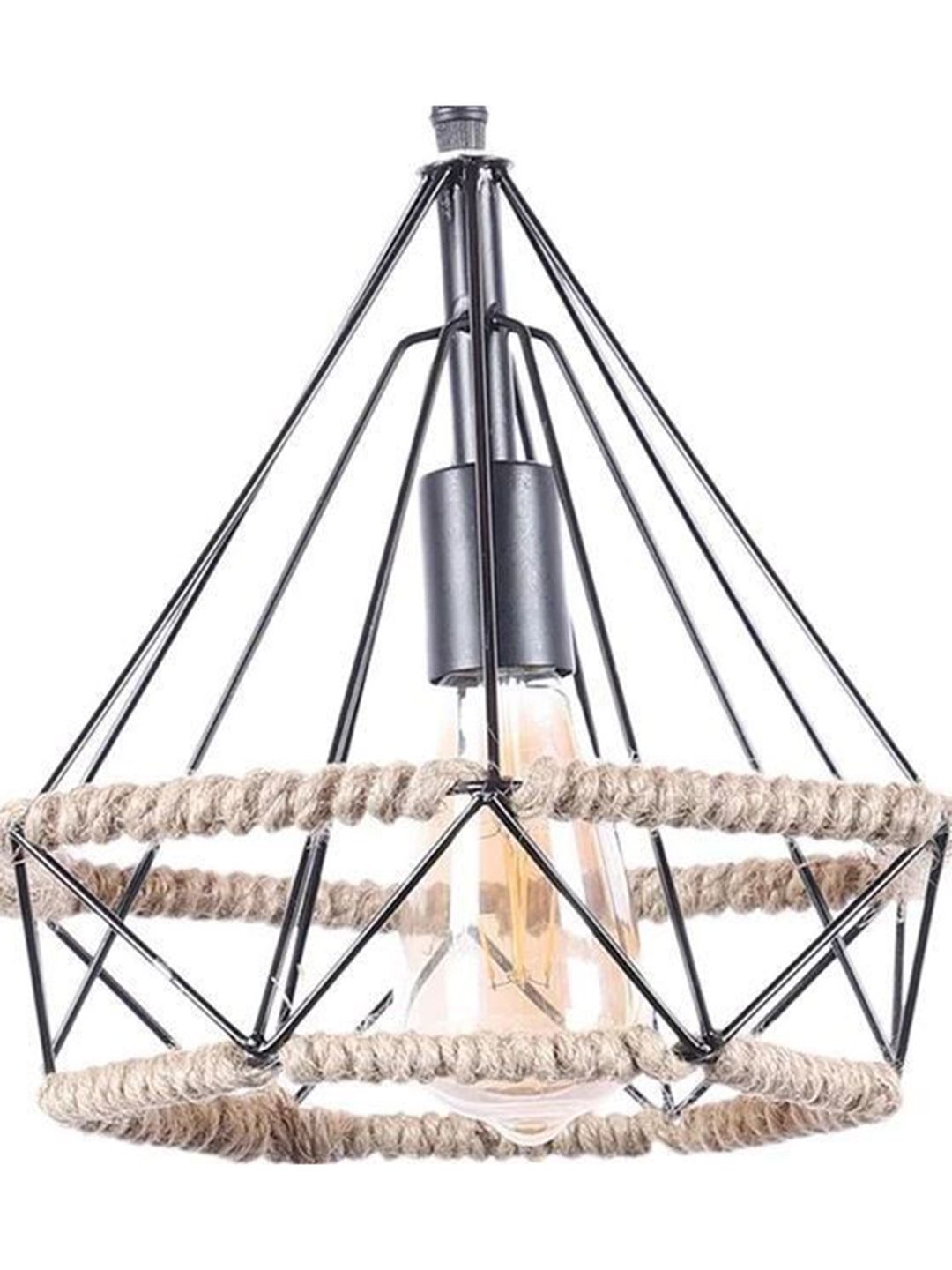 DENICRAAS Black & Beige Contemporary Abstract Shaped Ceiling Lamp-picture-39