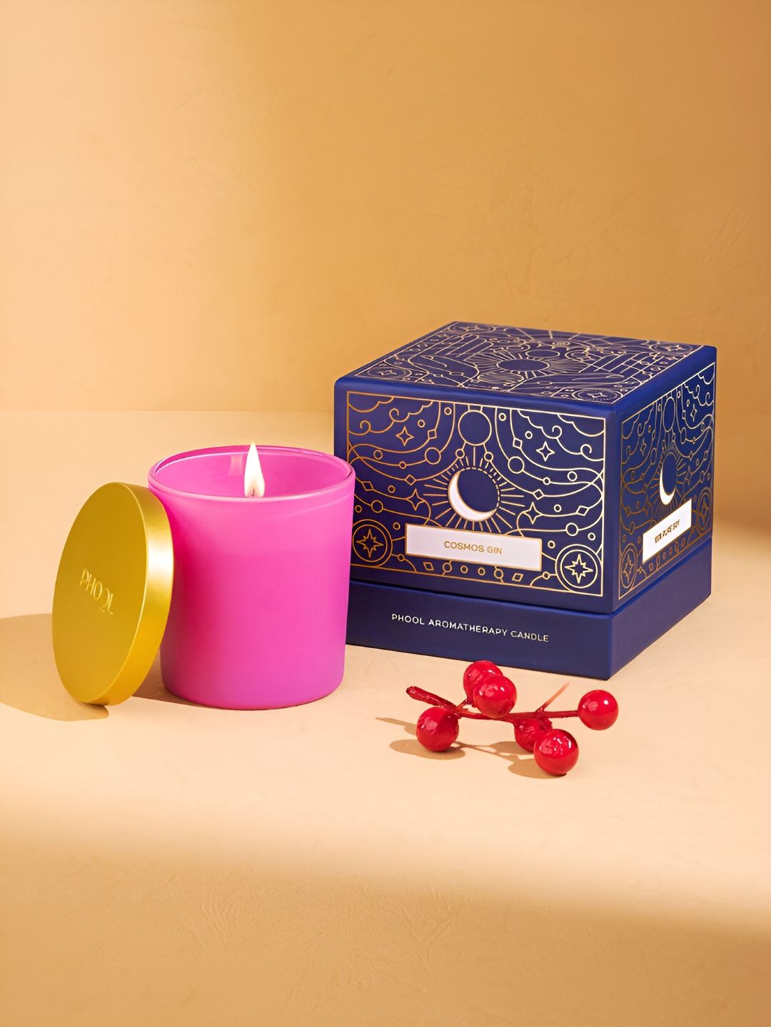 Phool Pink & Yellow Scented Jar Candle-image-22