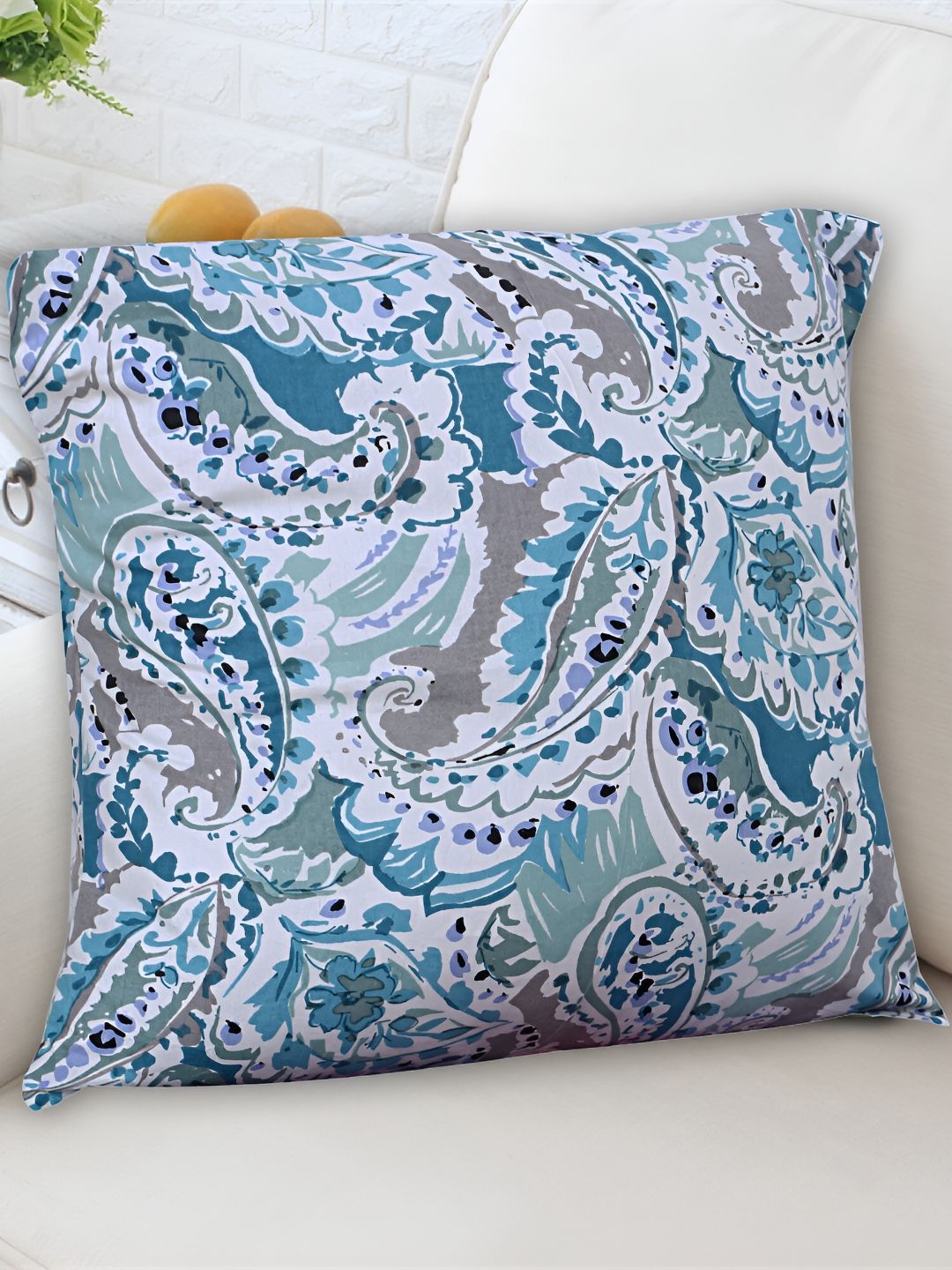 Texstylers Blue 5 Pieces Square Cushion Covers-image-11