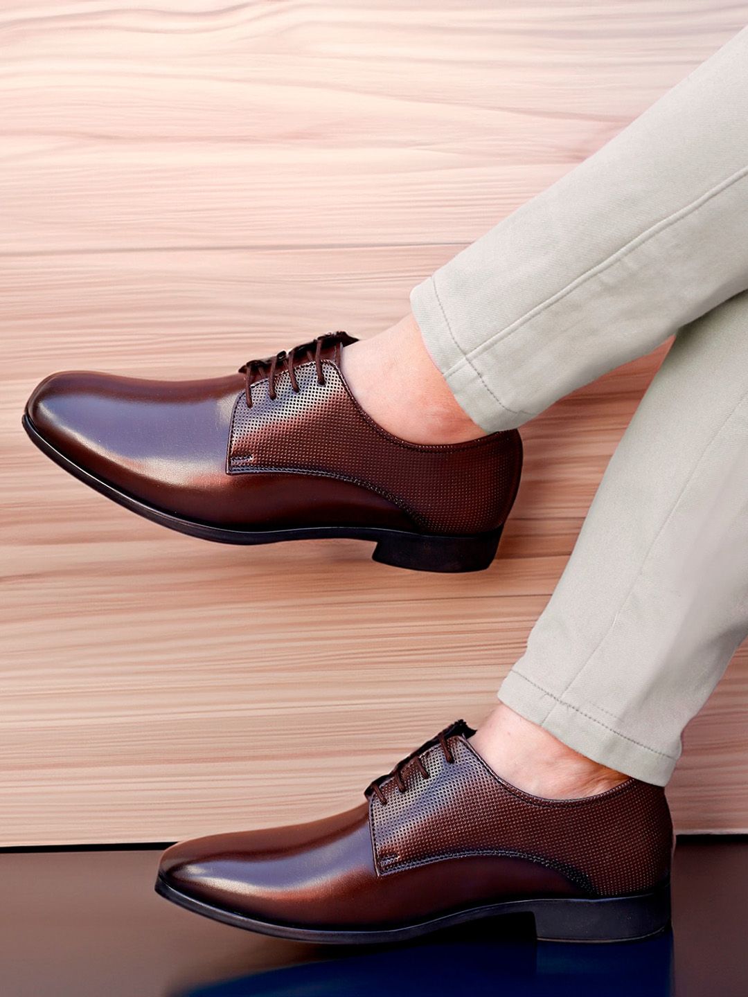 Bxxy Men Textured Formal Derbys-picture-15