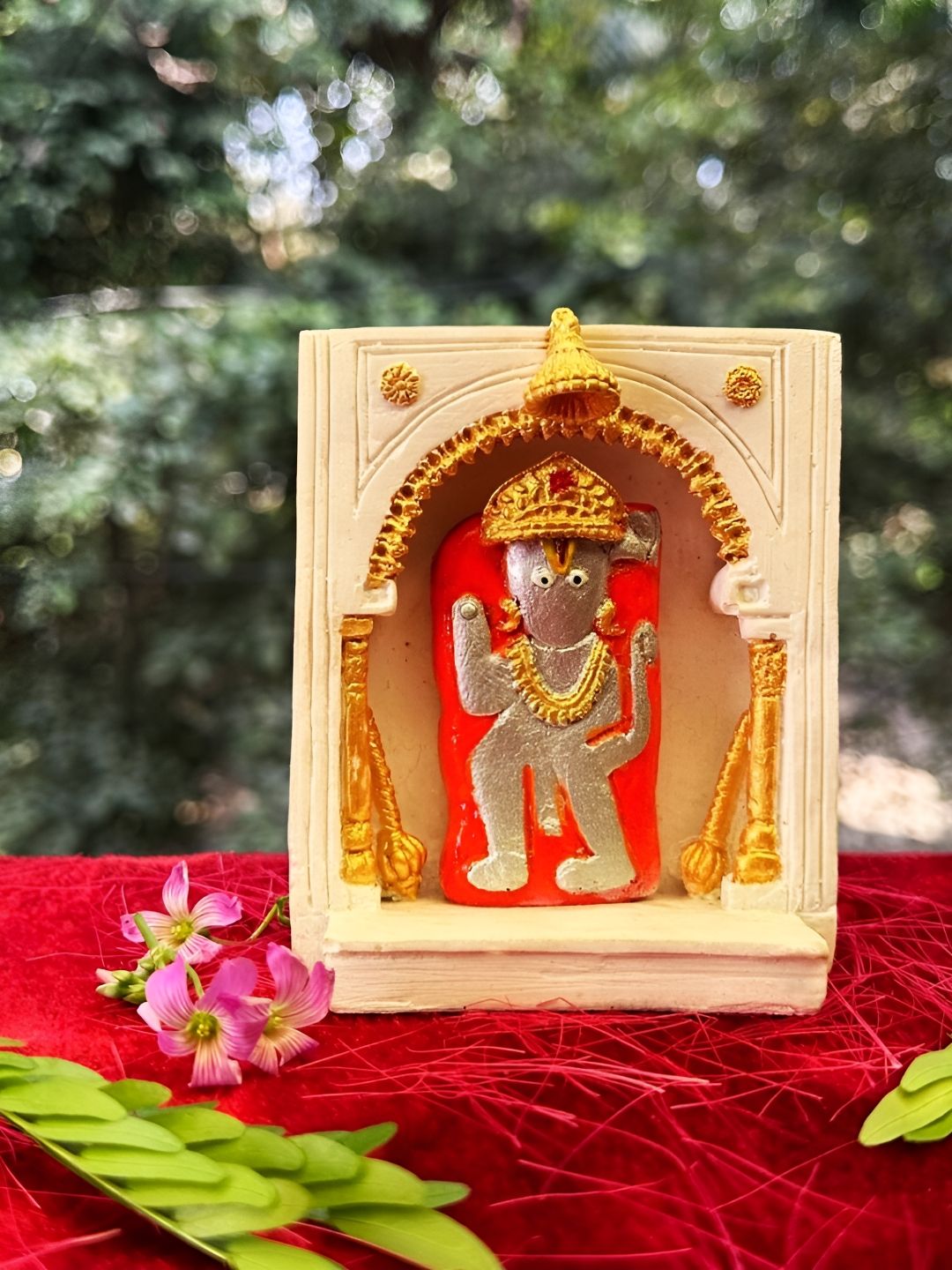 Gallery99 Cream & Gold Toned Religious Idol Showpiece-picture-30