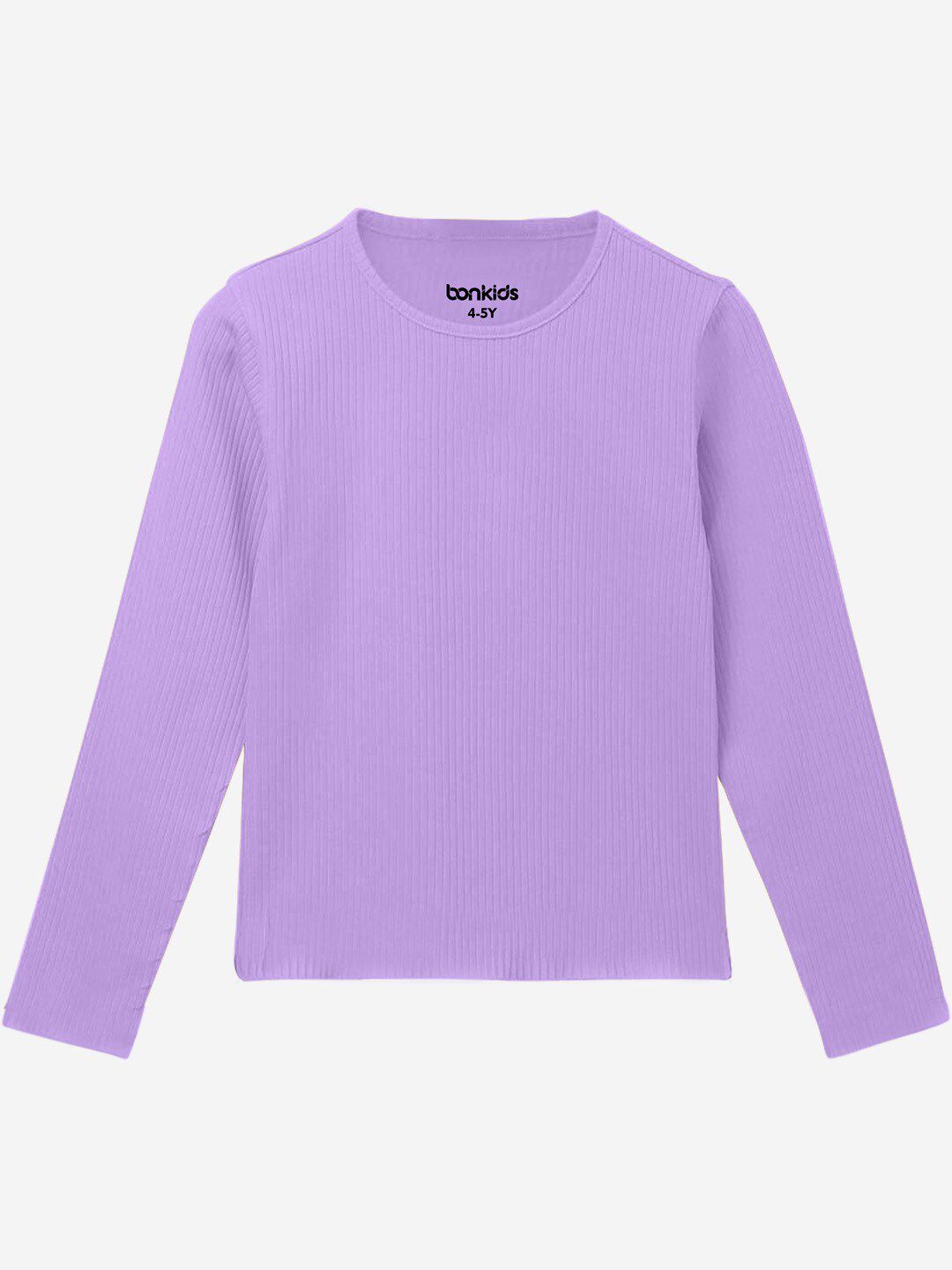 BONKIDS Girls V-Neck Raw Edge T-shirt-picture-56