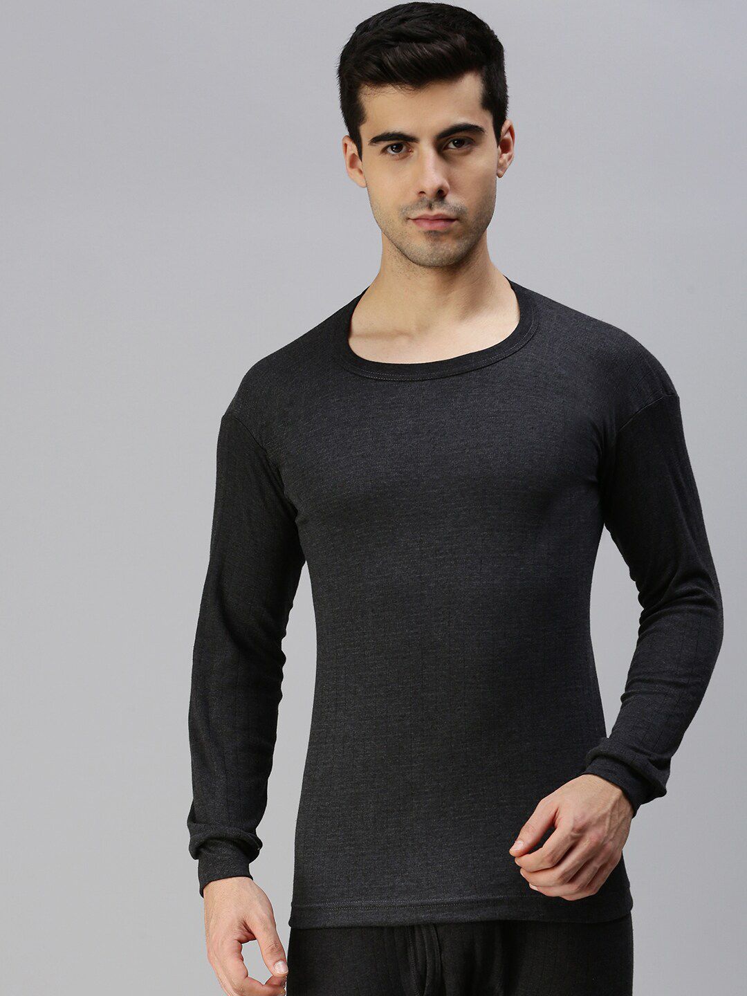 LUX PARKER Round Neck Cotton Thermal Top-picture-57