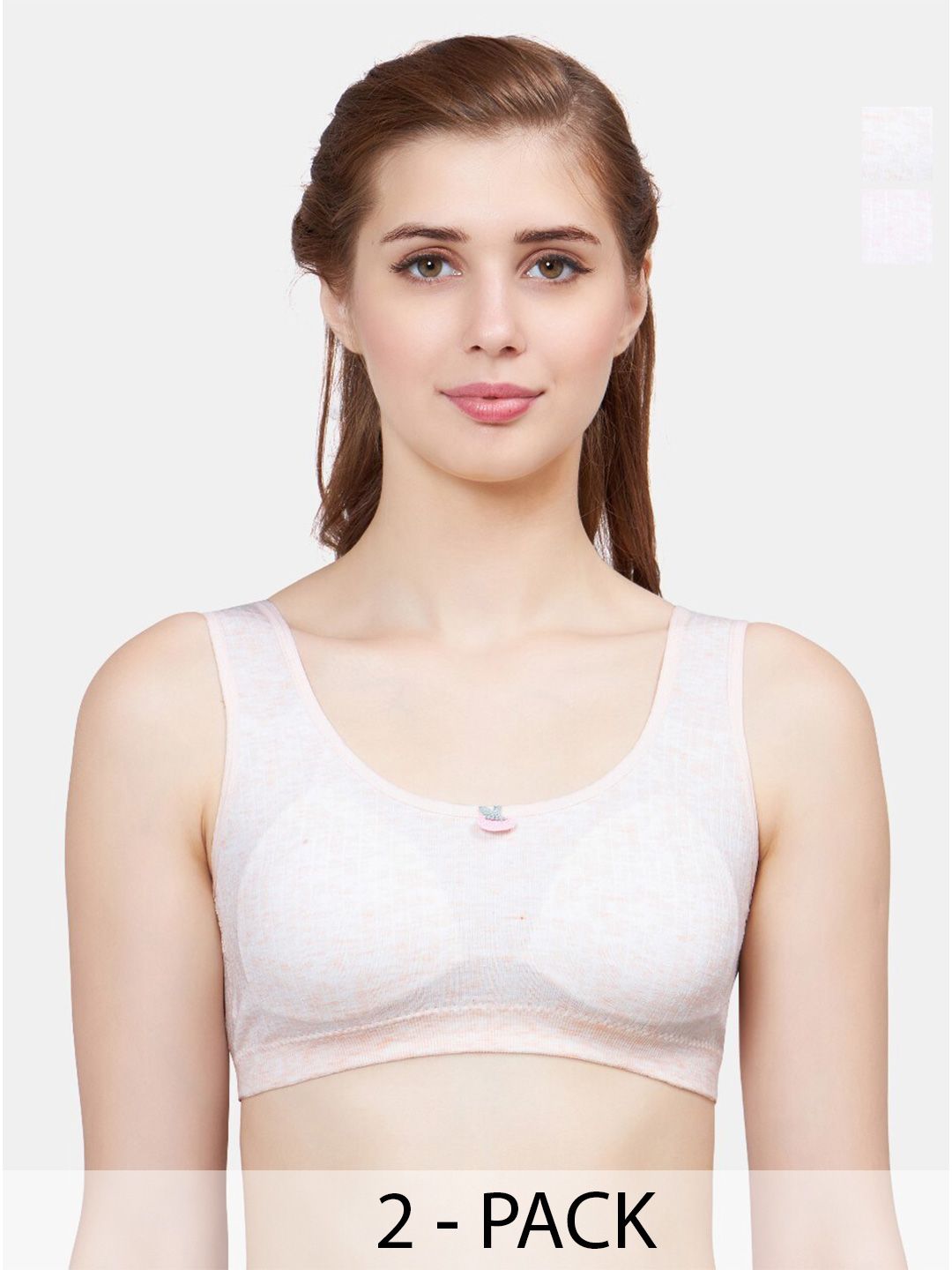 PLUMBURY Pack Of 2 Full Coverage Lightly Padded Bra All Day Comfort-picture-30