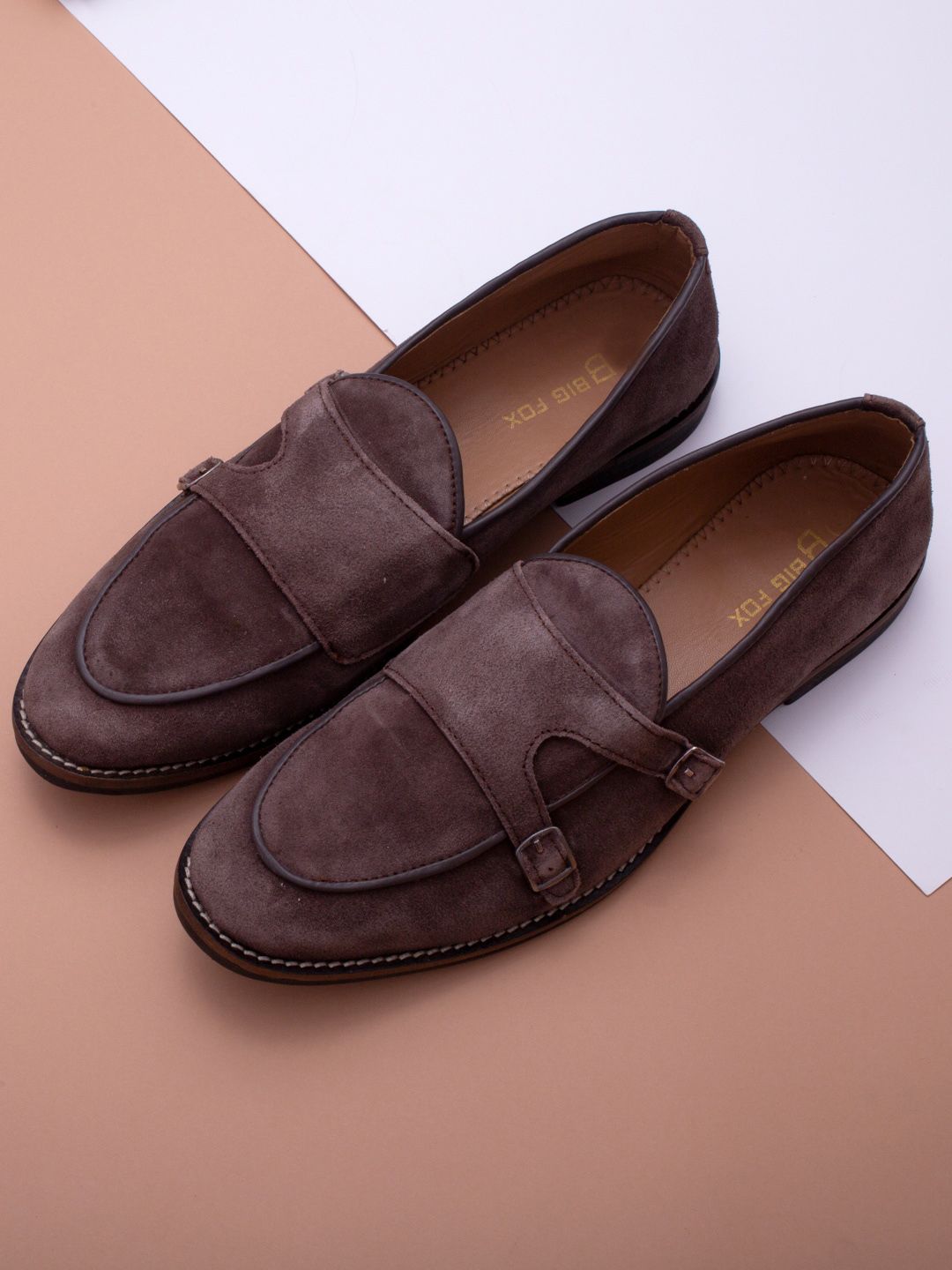 Big Fox Men Suede Monk Shoes-picture-38