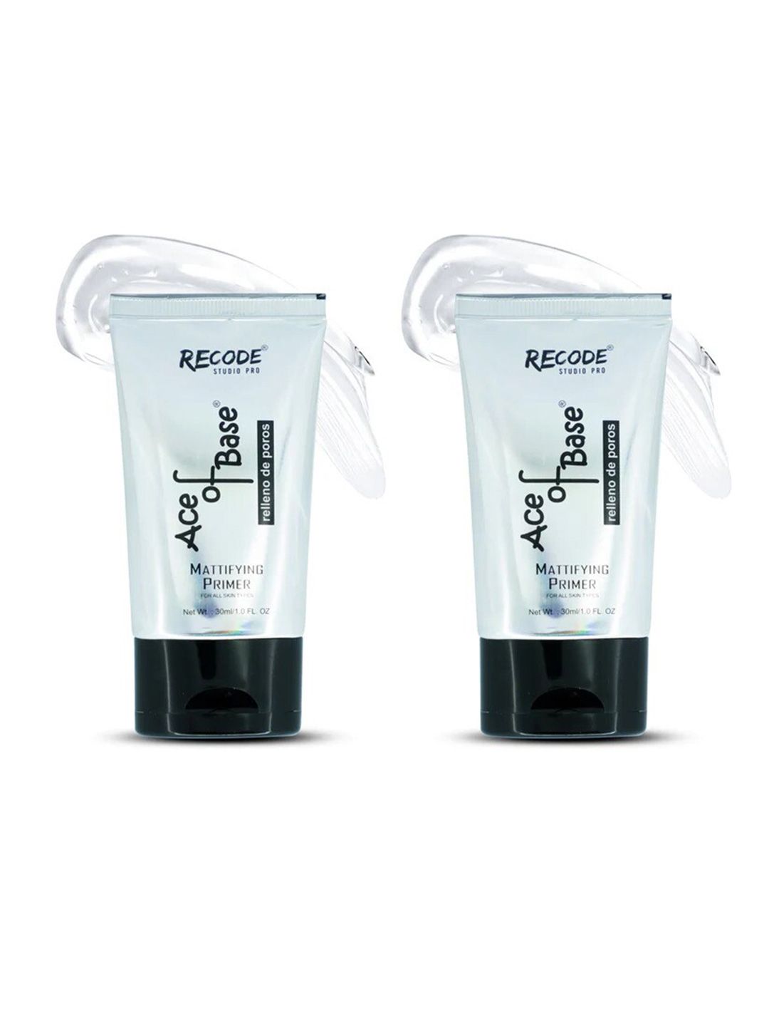 Recode Set of 2 Ace Of Base Mattifying Makeup Primer - 30 ml each