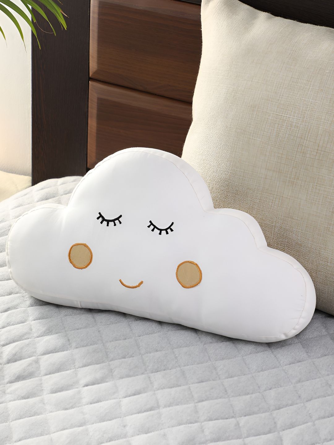 OSCAR HOME White & Black Fibre Filled Cotton Ultra Soft Baby Pillow-image-15