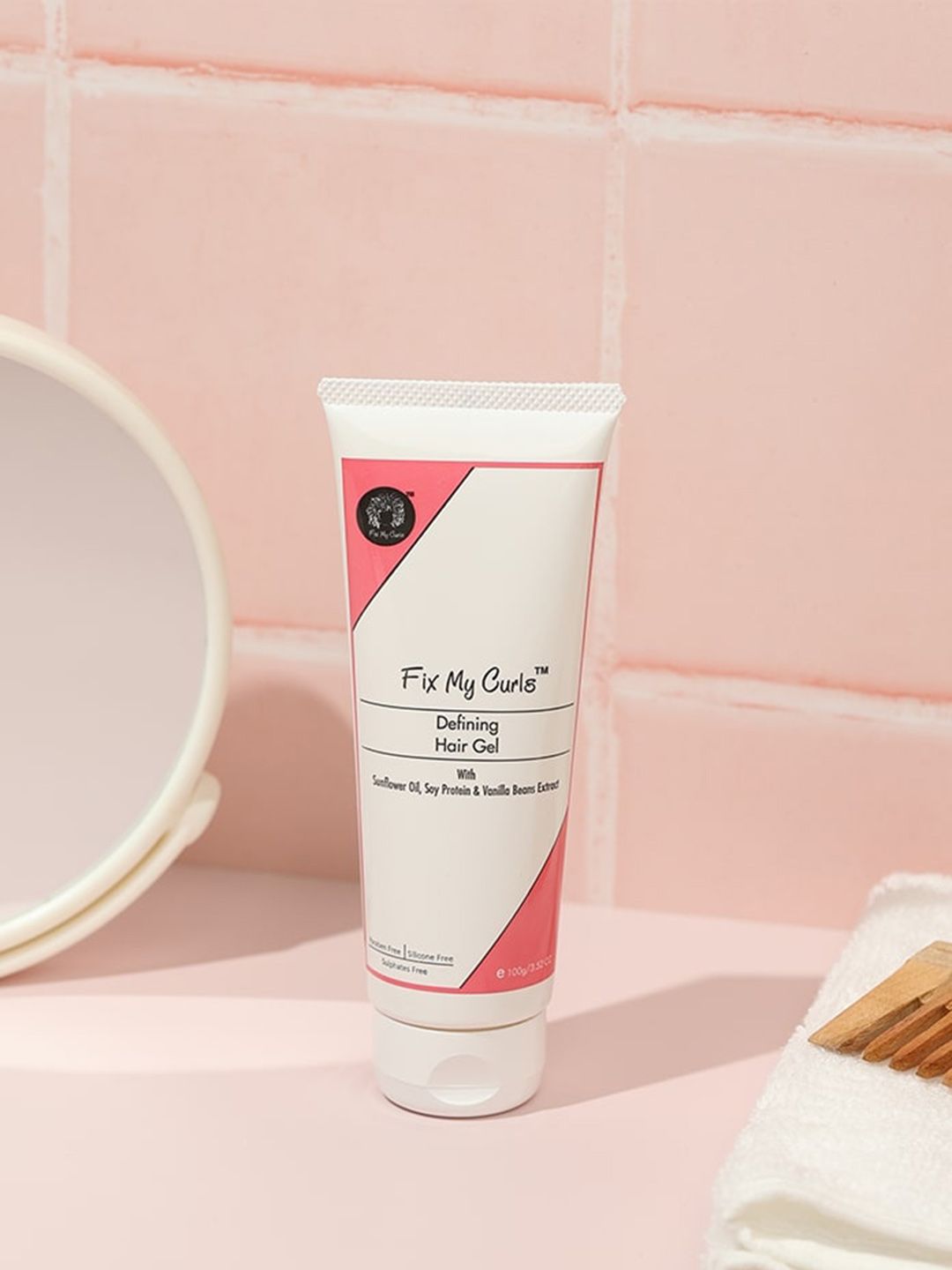 Fix My Curls Defining Hair Gel For Curly & Wavy Hair - 50g