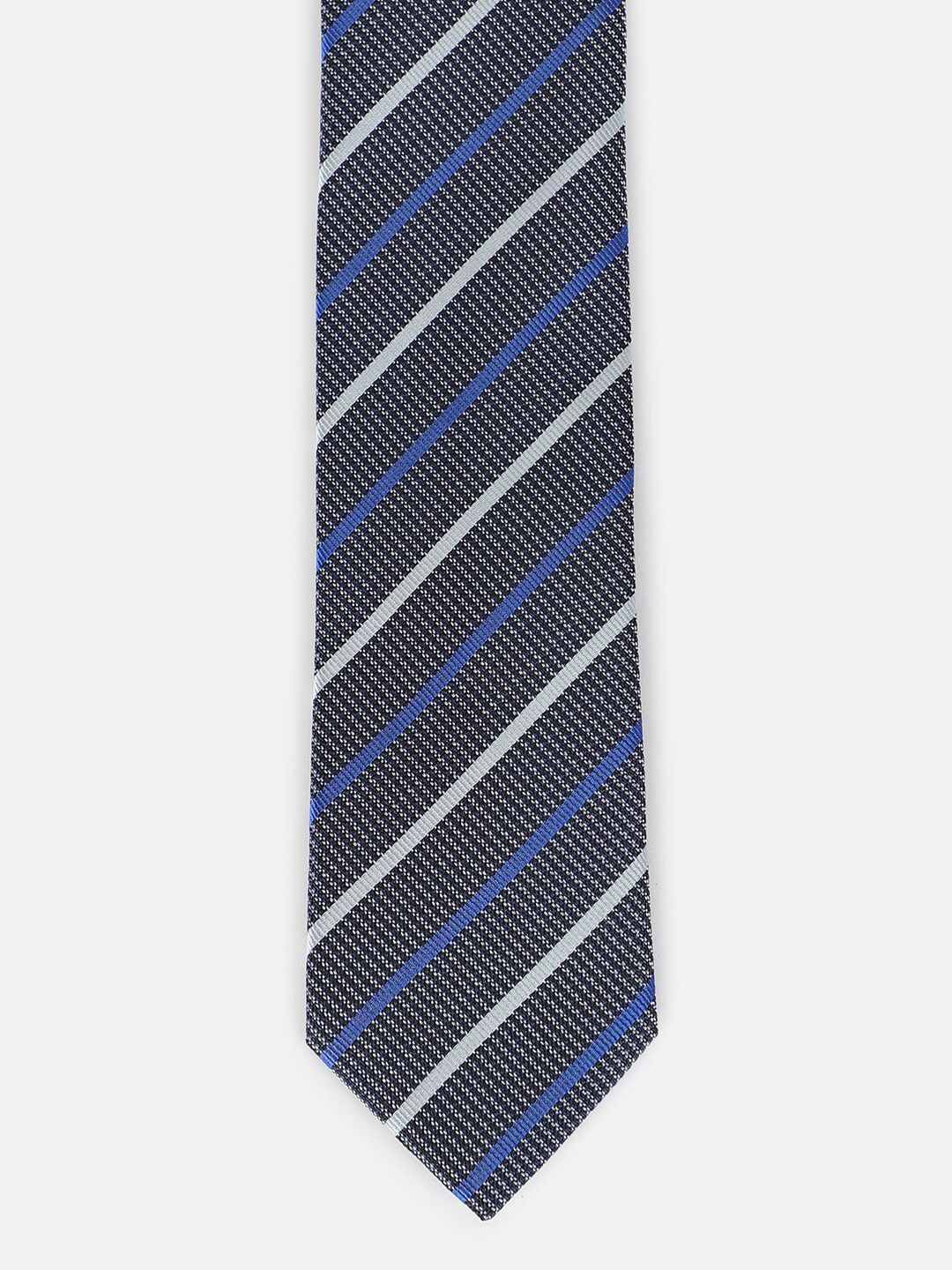 Louis Philippe Men Striped Broad Tie-picture-24
