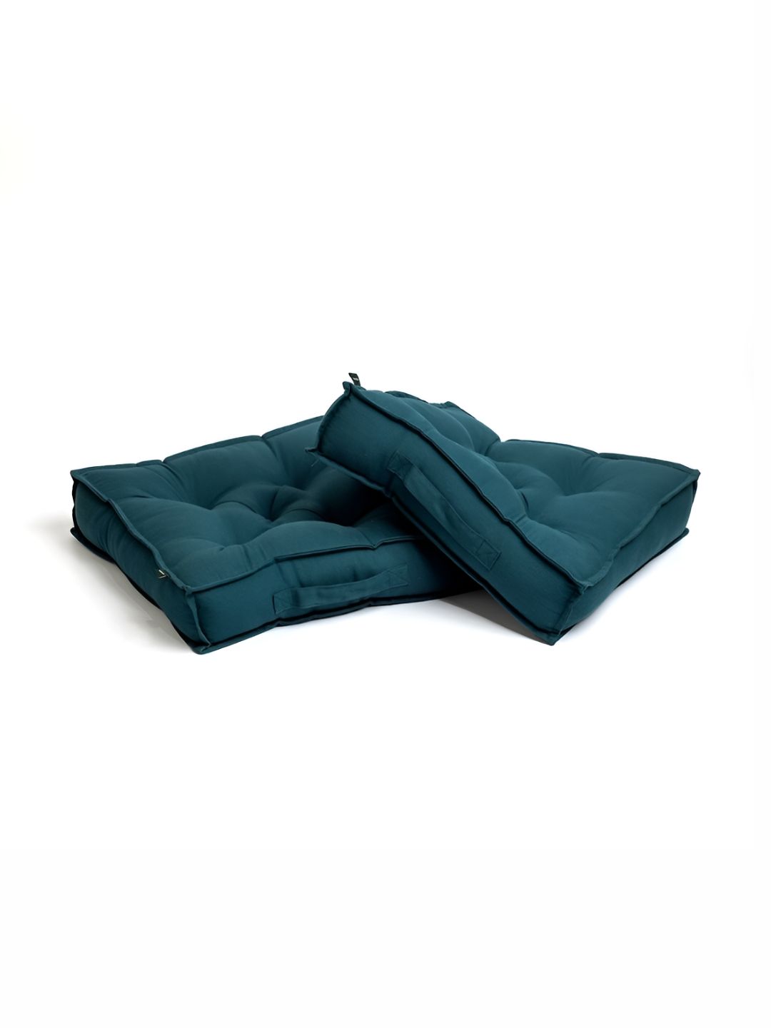 SKANDA FAB Green 2 Pieces Pure Cotton Floor Cushions-picture-18