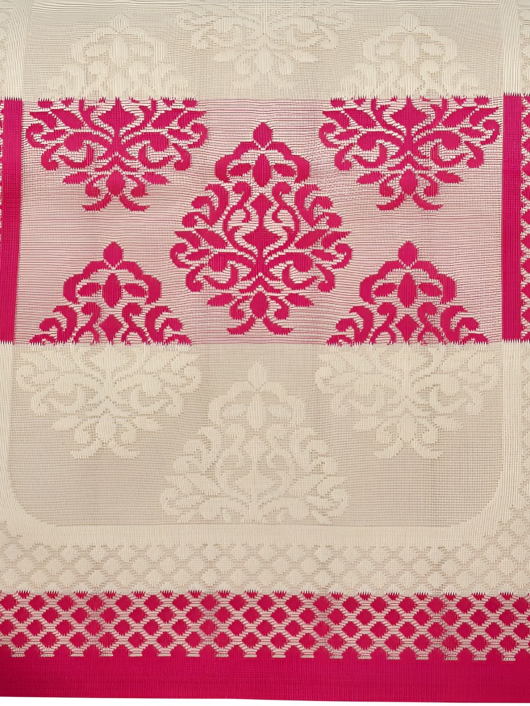 BIGGER FISH Pink 10 Pcs 5 Seater Sofa Cover-image-36
