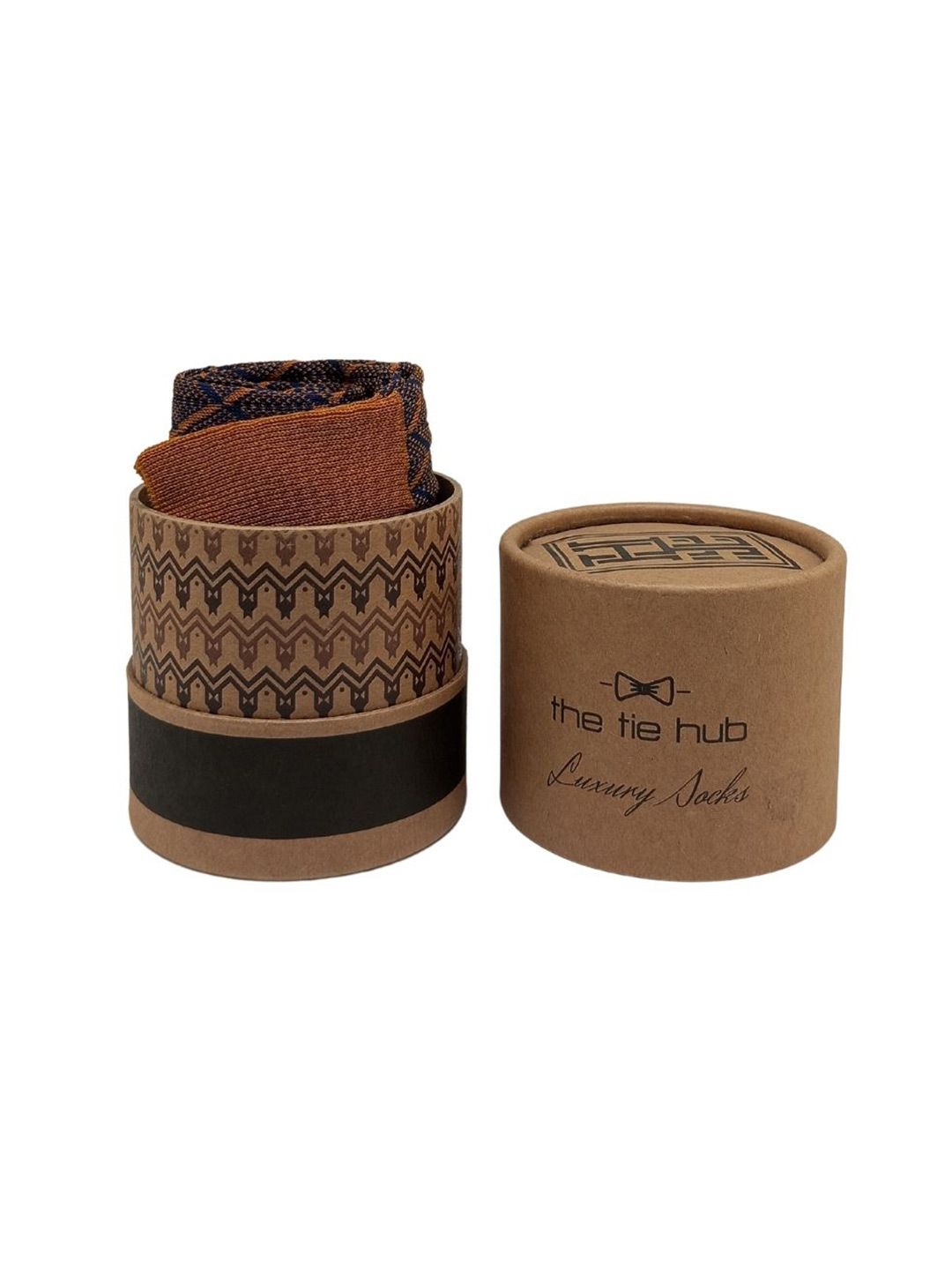 The Tie Hub Men Patterned Cotton Calf Length Socks-picture-13