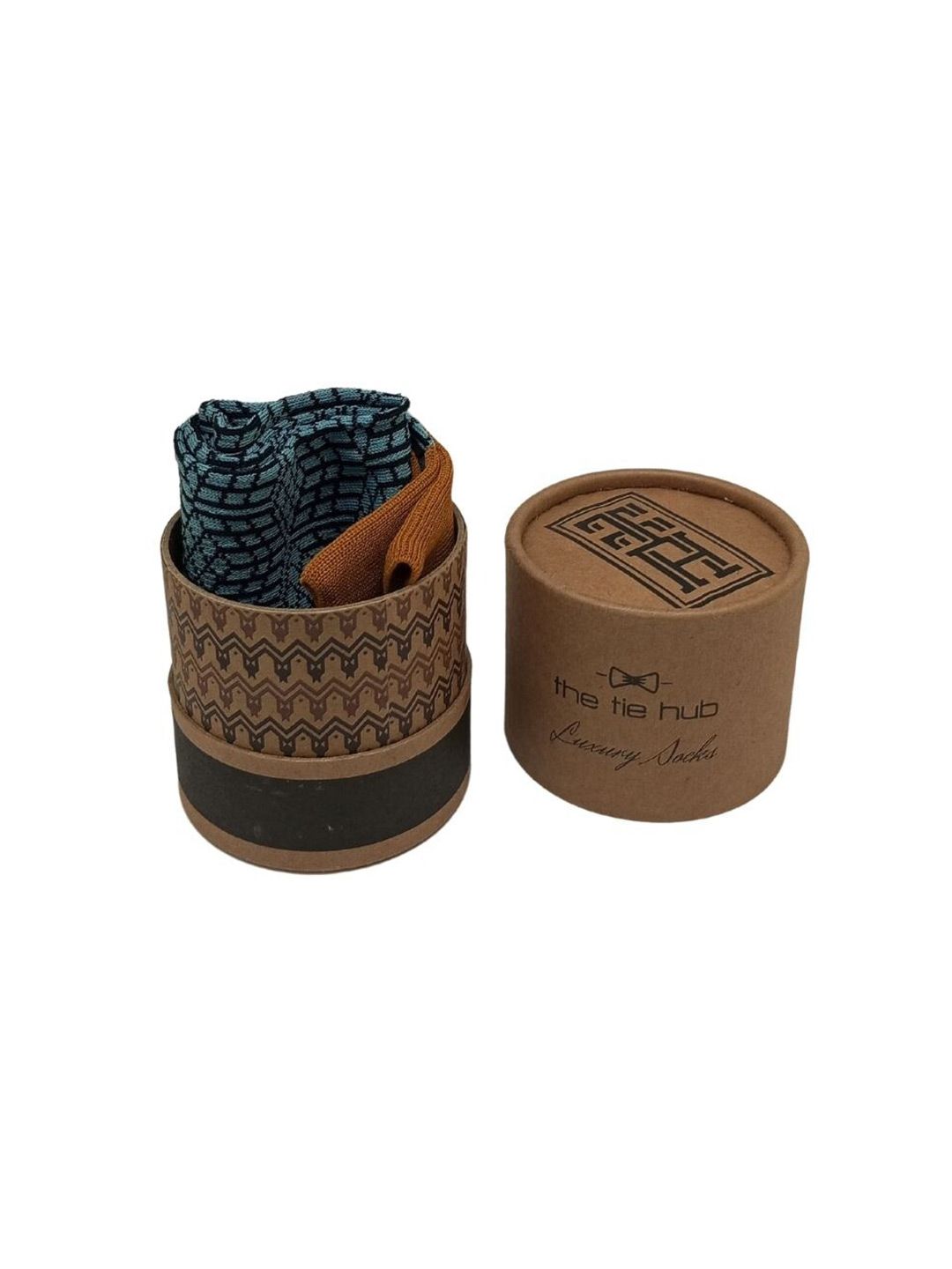 The Tie Hub Men Patterned Cotton Calf Length Socks-picture-25