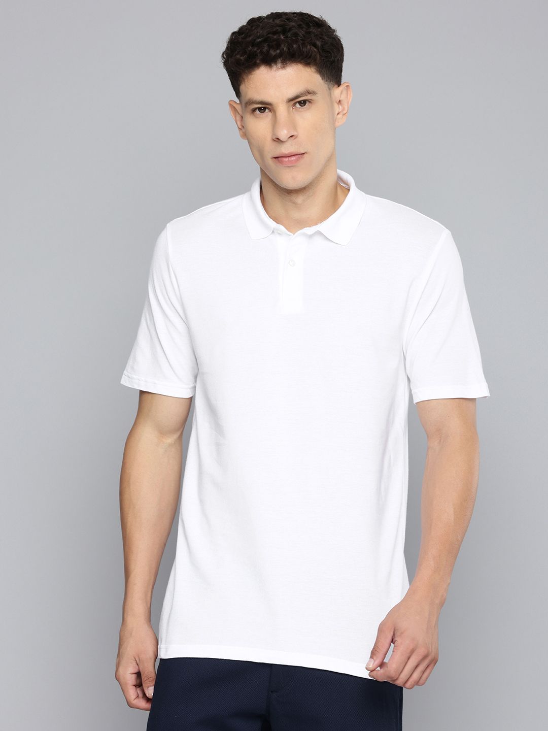 Inesis By Decathlon Polo Collar Pure Cotton Golf T-shirt-image-5