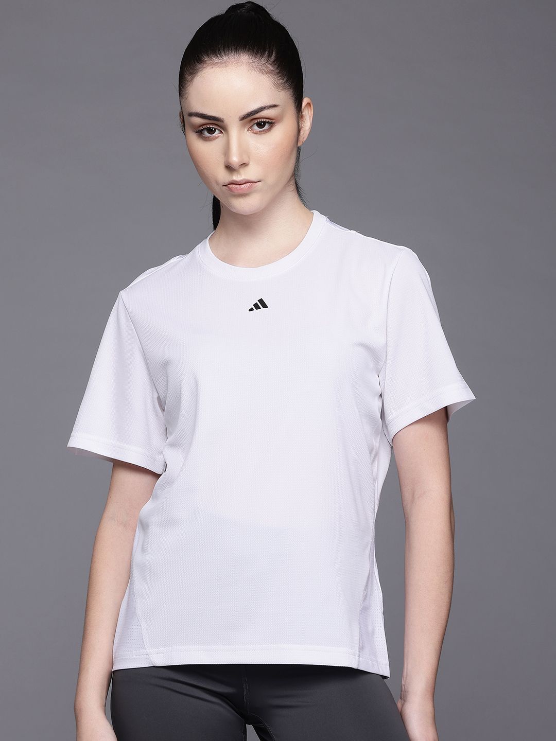 ADIDAS Design For Training Perforated Detail T-shirt