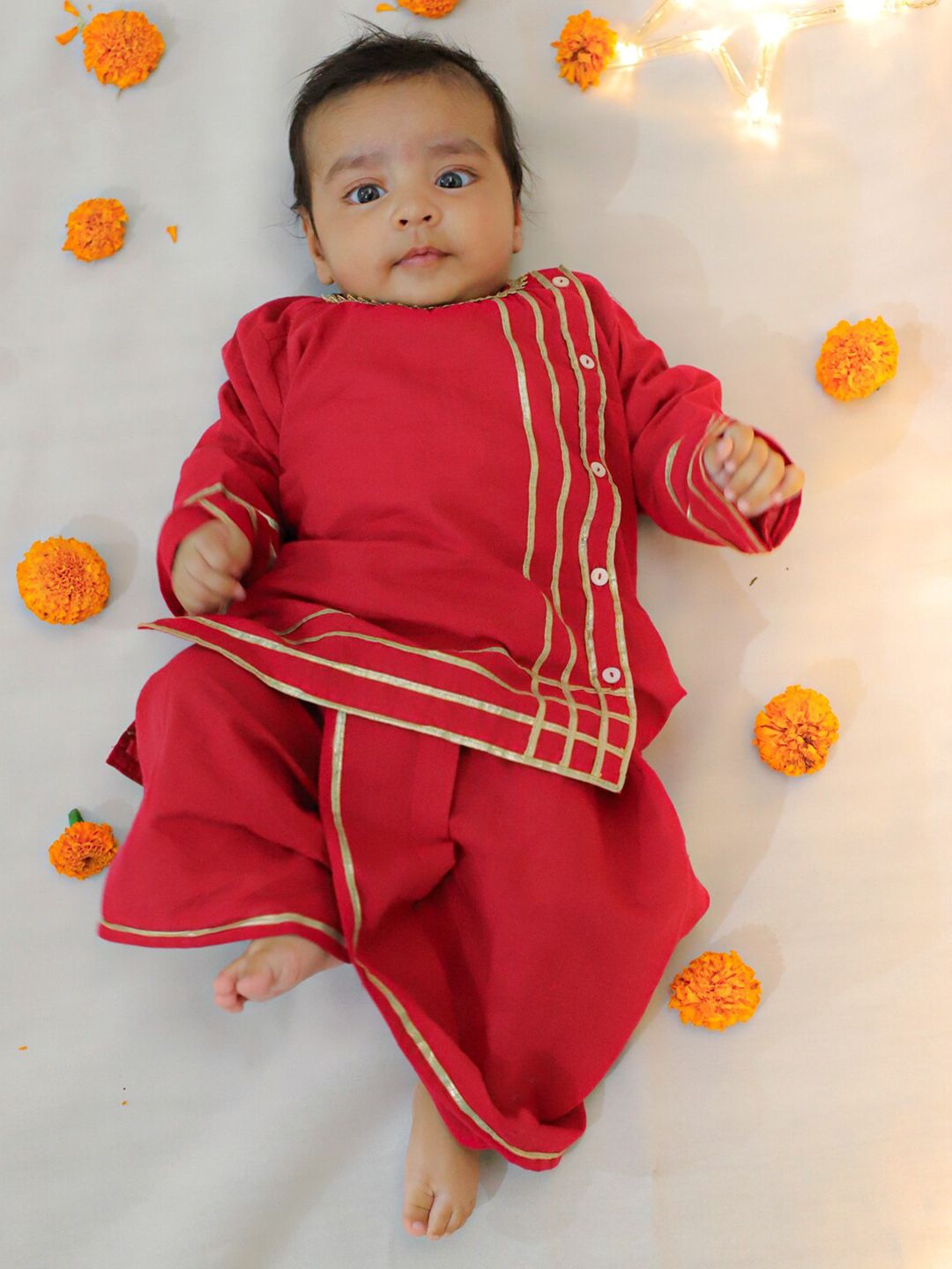 BownBee Boys Top with Dhoti Pants-picture-14
